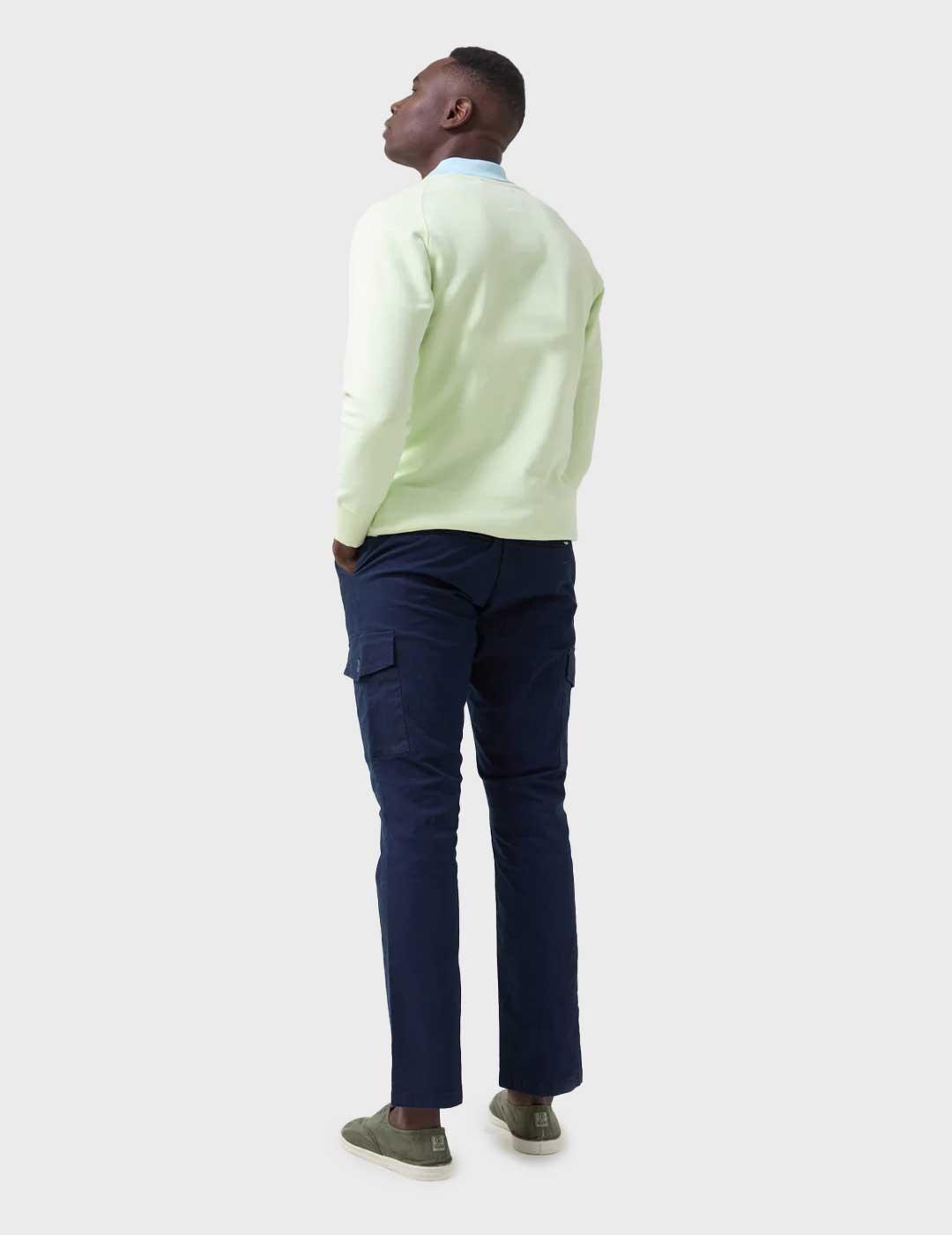 Altonadock pantalón chino azul para hombre