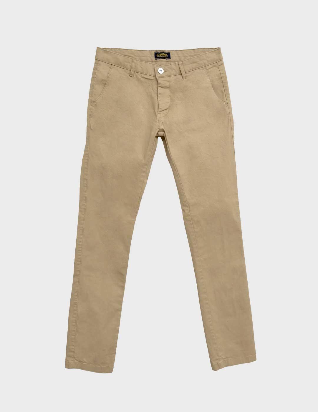 Altonadock pantalón chino beige para hombre