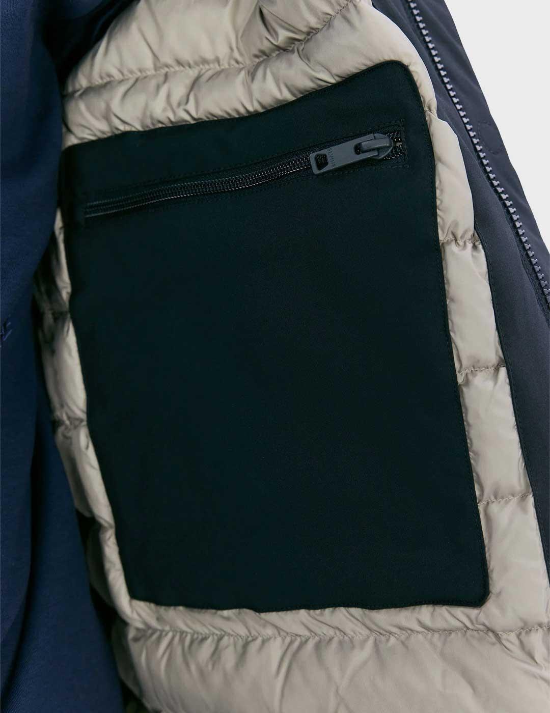 Elvine Vhinner chaqueta azul marino para hombre