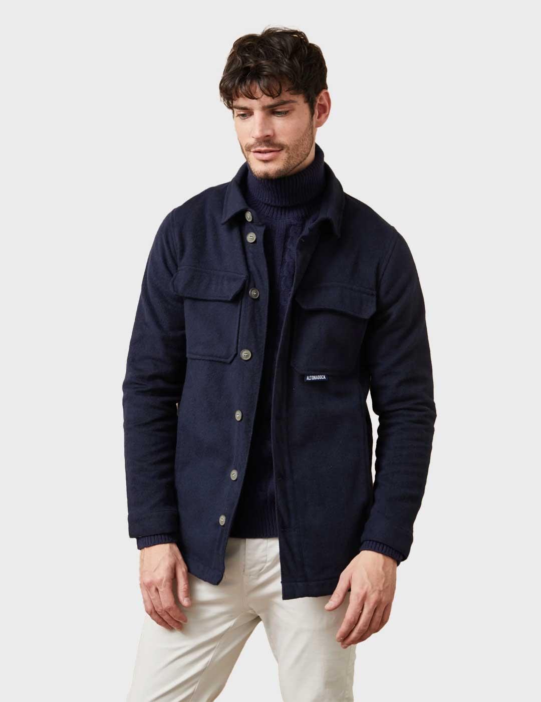 Altonadock sobrecamisa azul para hombre