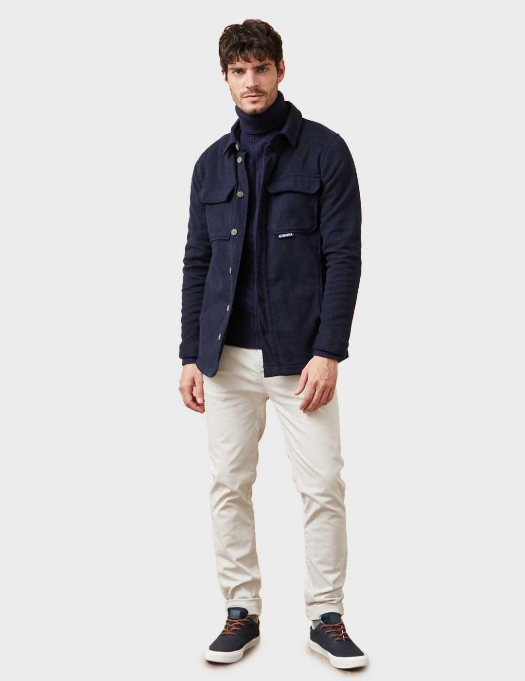 Altonadock sobrecamisa azul para hombre