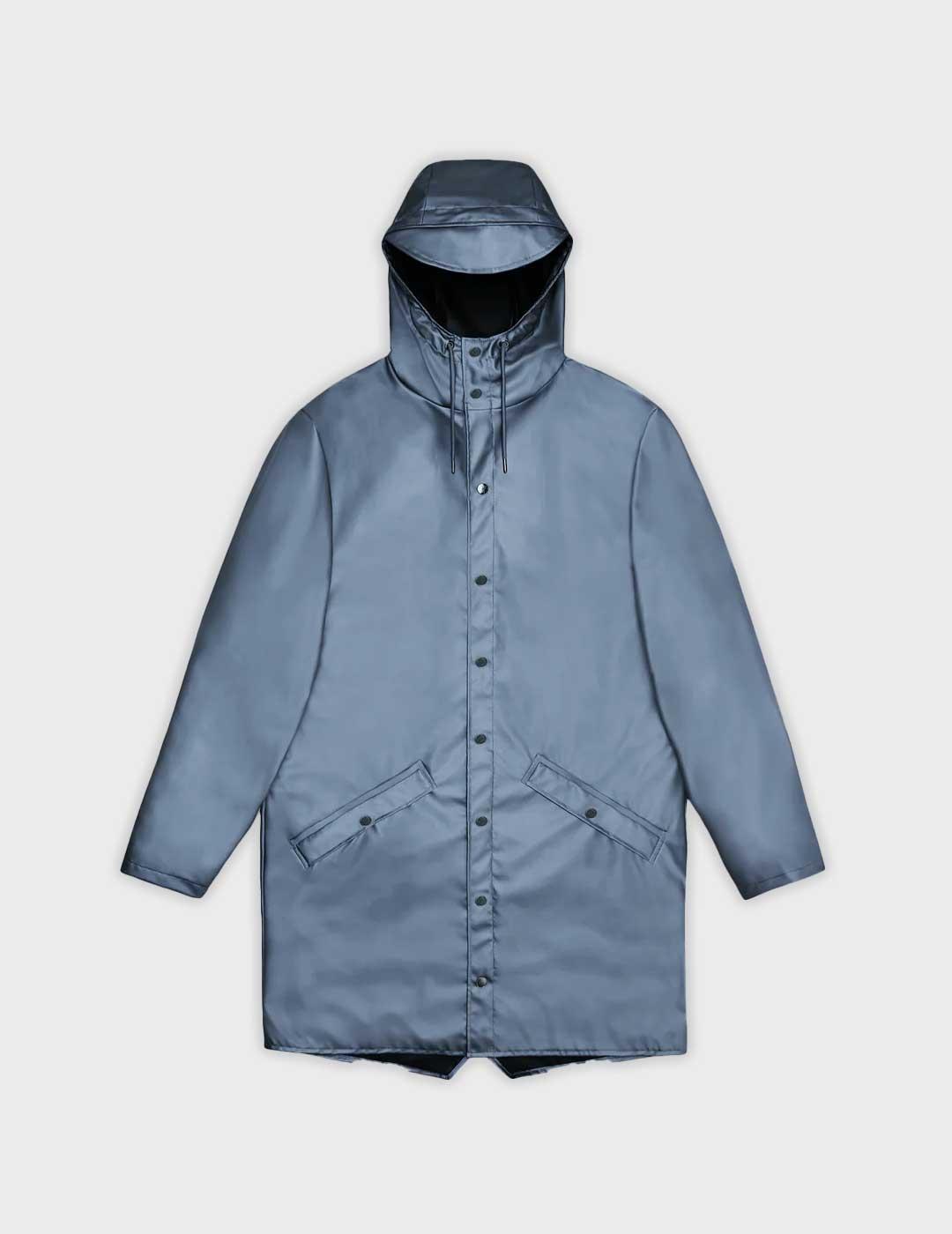 Rains Long W3 chaqueta azul para hombre y mujer