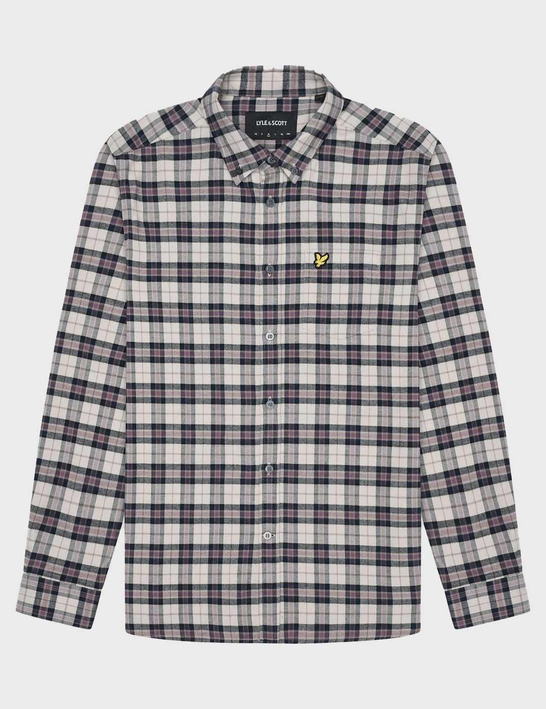 Lyle & Scott Check Flannel camisa multicolor para hombre