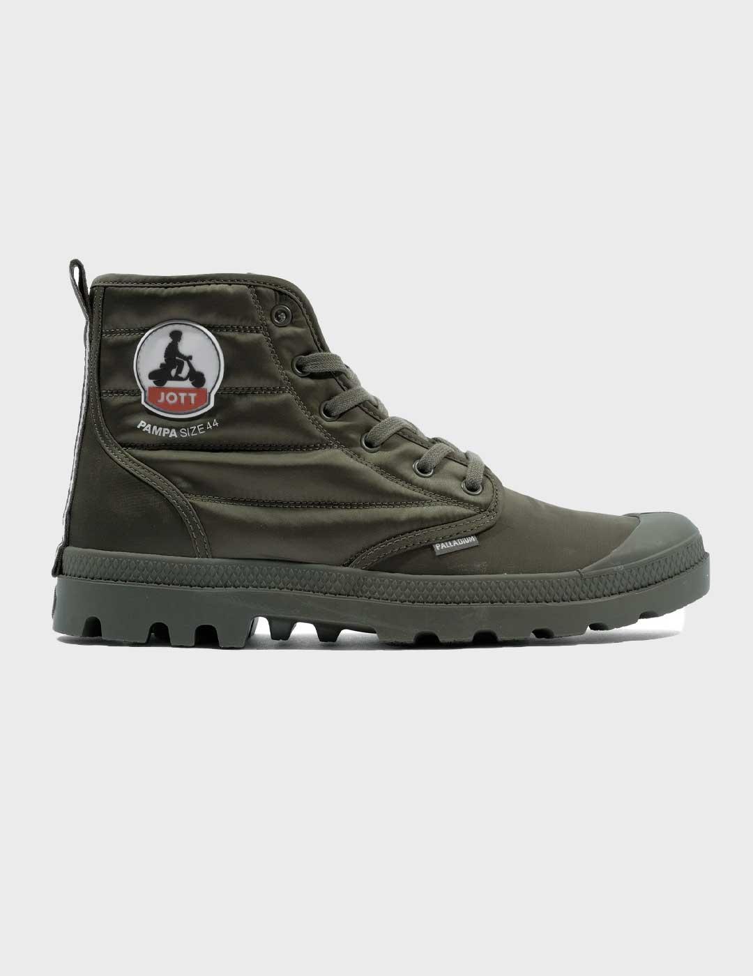 Palladium Pampa Hi Dare Rhona botas verdes para hombre