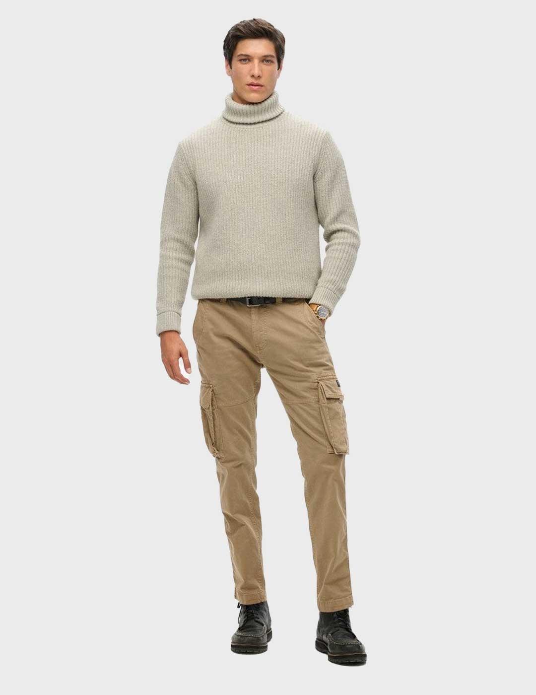 Superdry Core pantalón marrón cargo para hombre