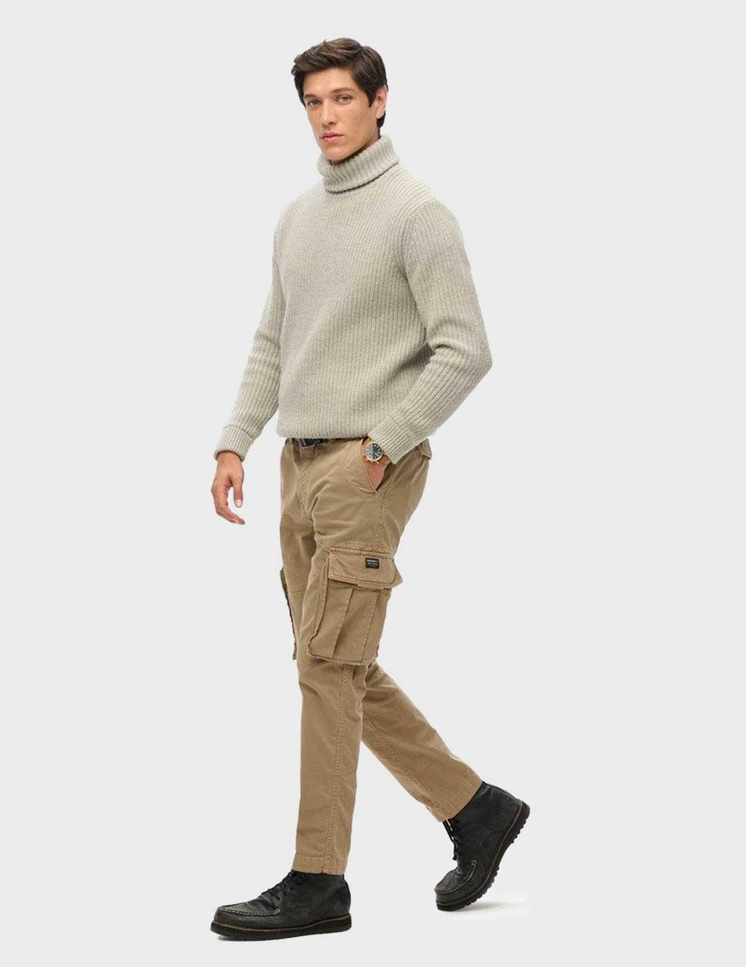 Superdry Core pantalón marrón cargo para hombre