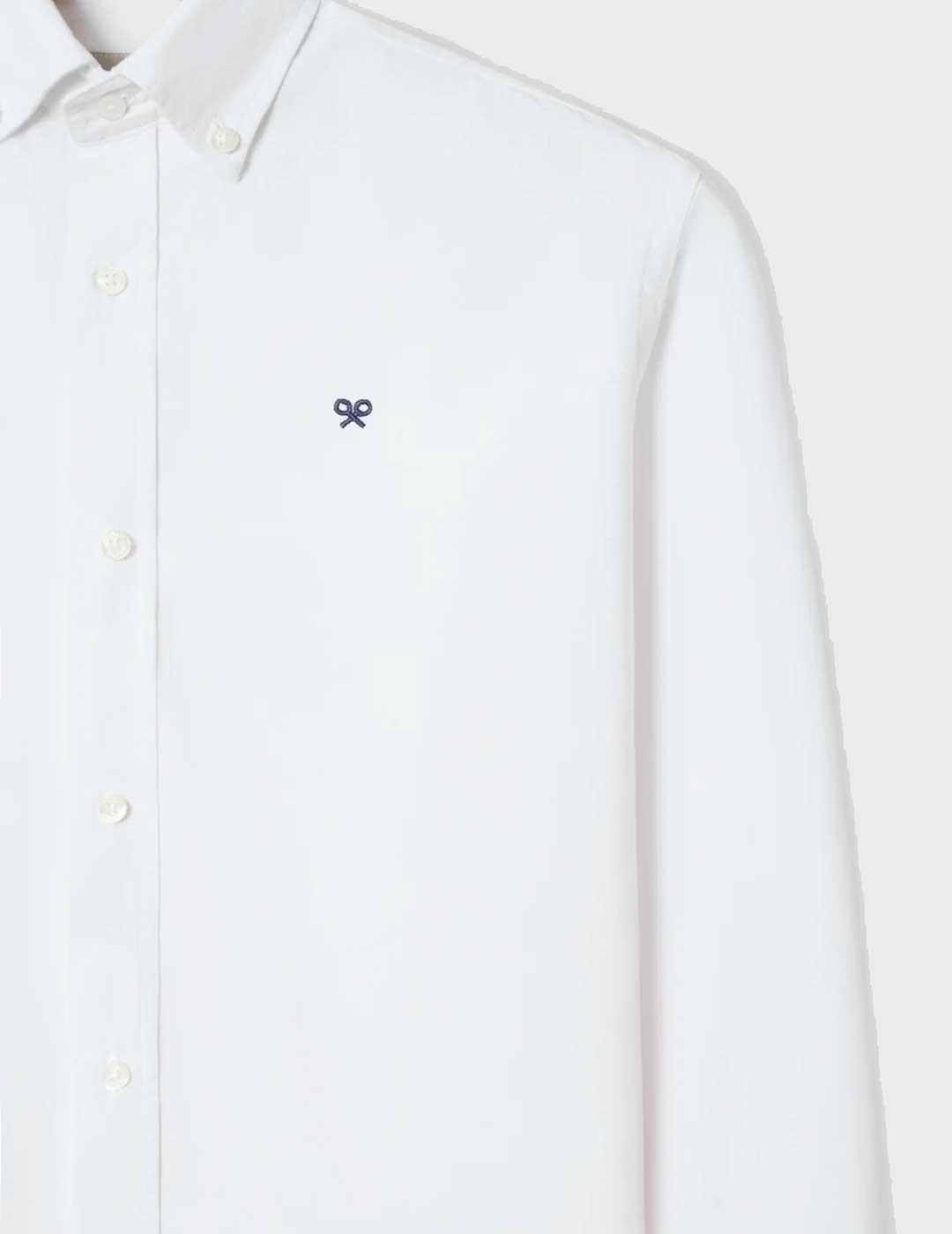Silbon Sport Oxford camisa blanca para hombre
