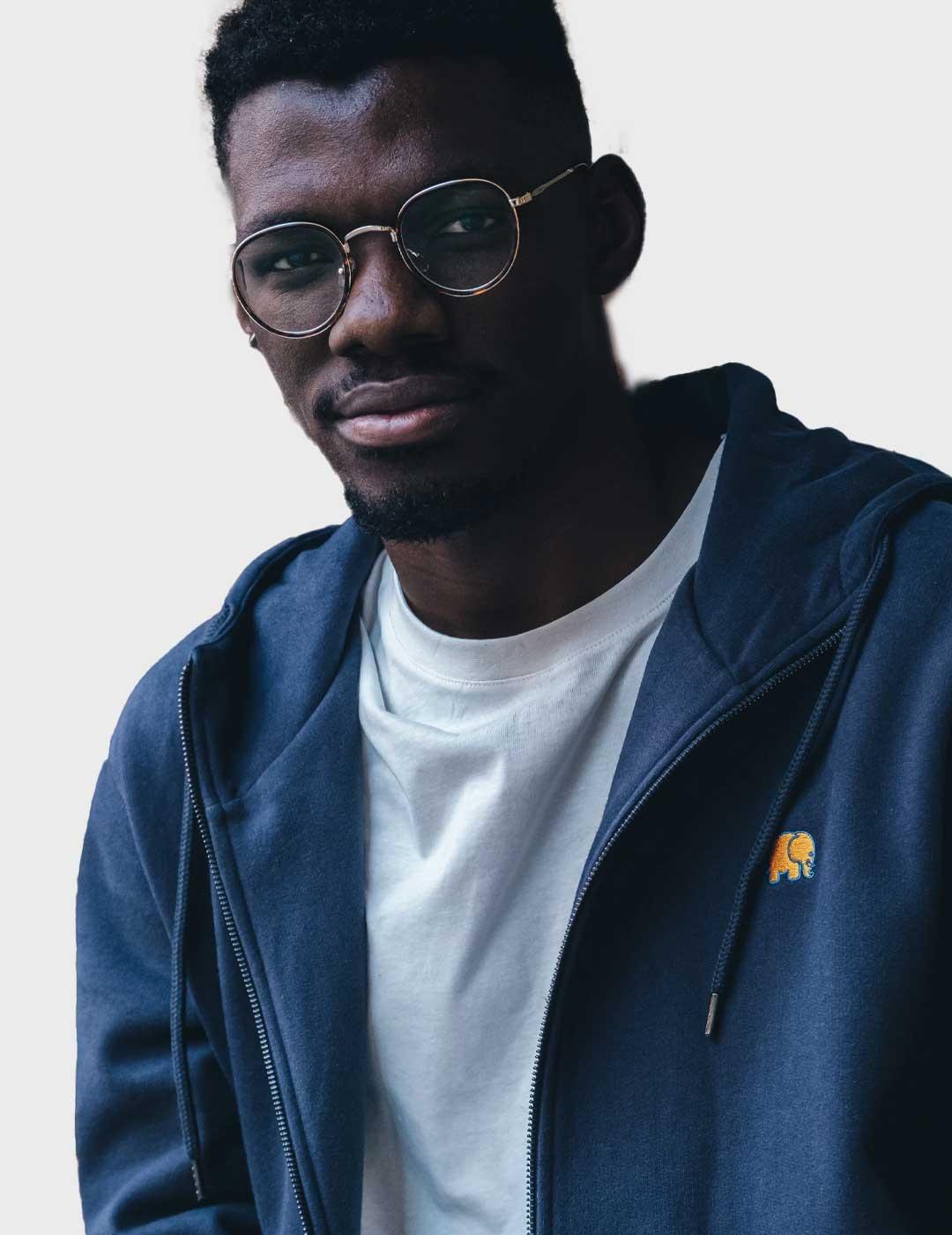 Trendsplant Organic Essential chaqueta azul para hombre