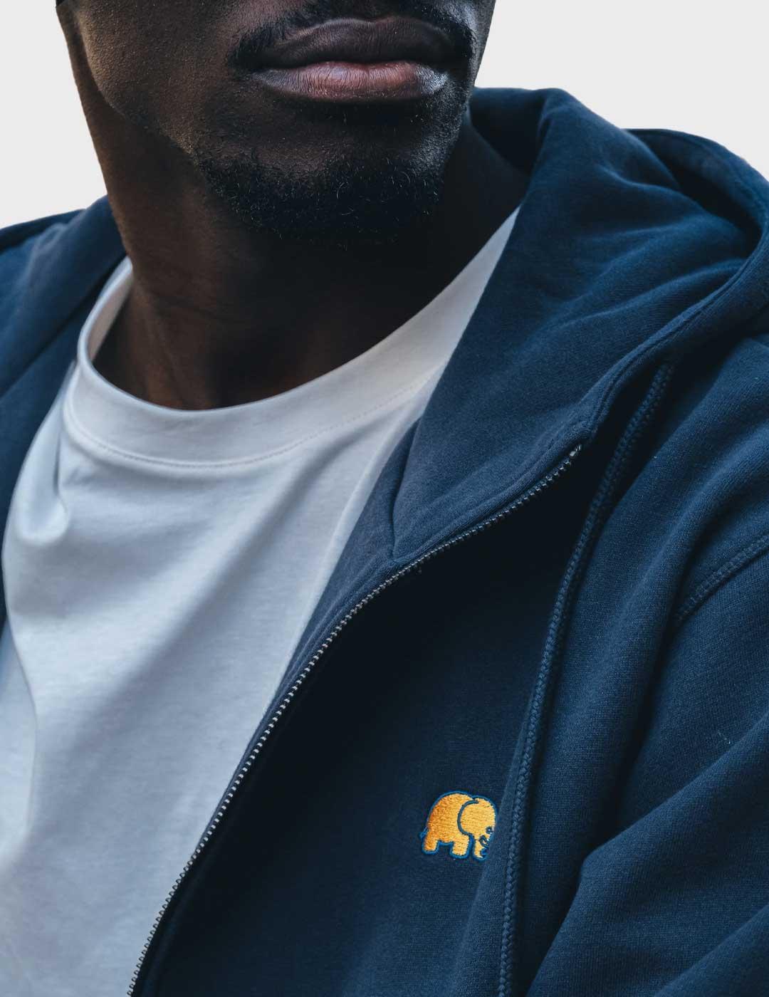 Trendsplant Organic Essential chaqueta azul para hombre