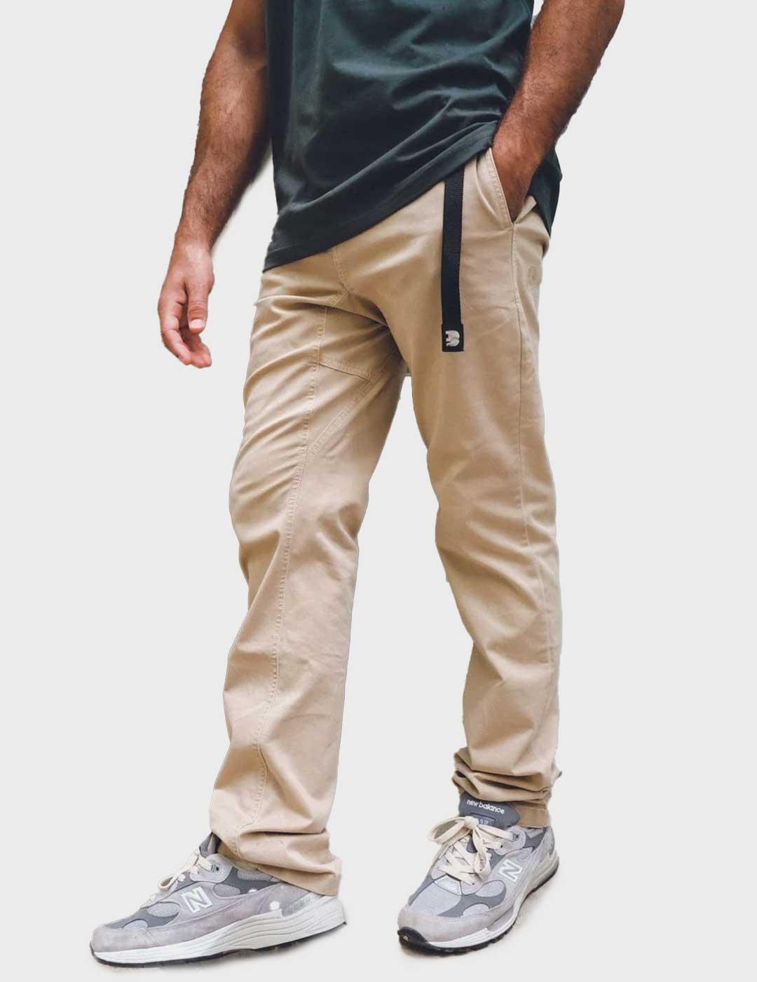 Trendsplant Ecodye Climber pantalón beige