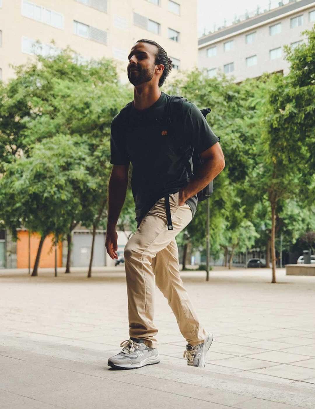 Trendsplant Ecodye Climber pantalón beige