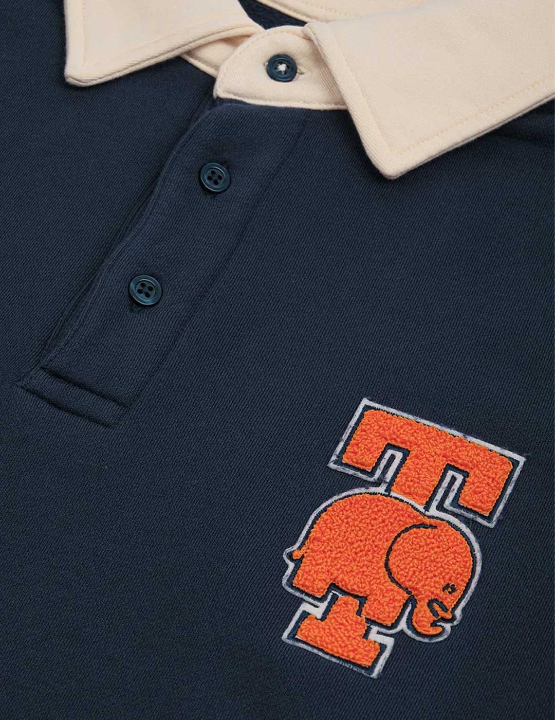 Trendsplant Pi College polo azul marino para hombre