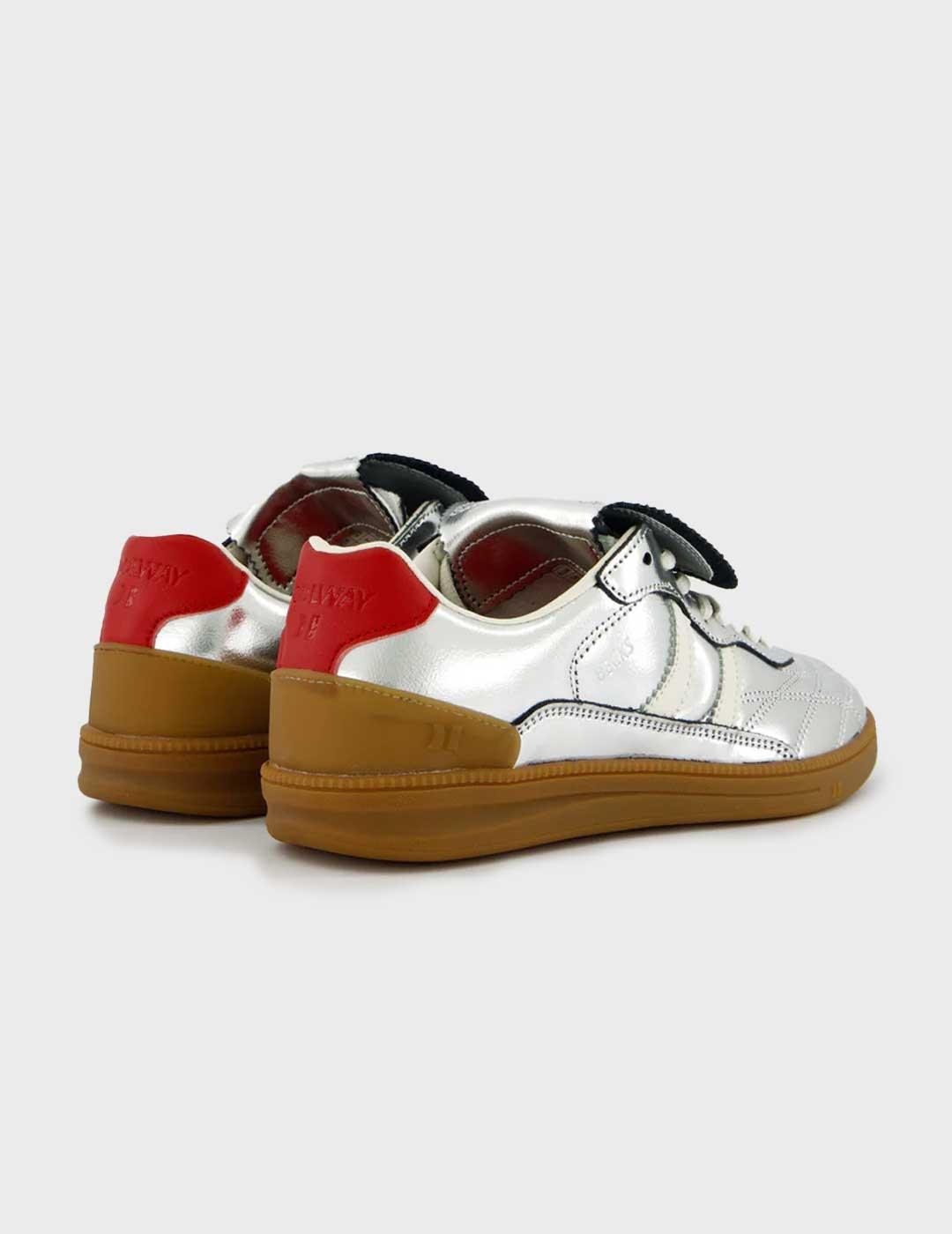 Coolway Becks X zapatilla plateada para mujer