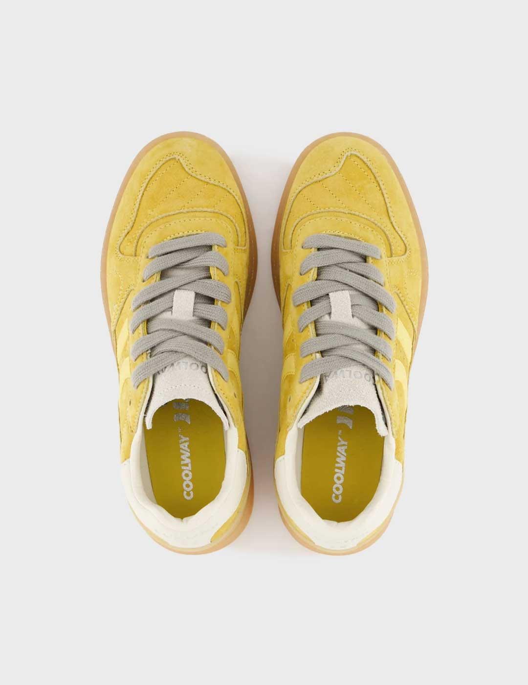 Coolway Goal zapatilla amarilla para hombre