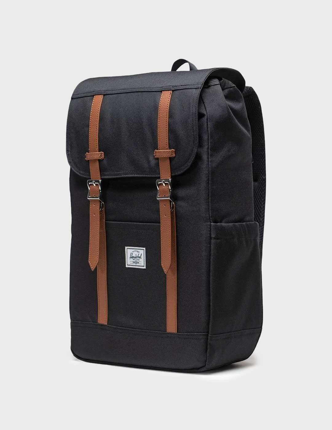 Herschel Retreat mochila negra para hombre y mujer