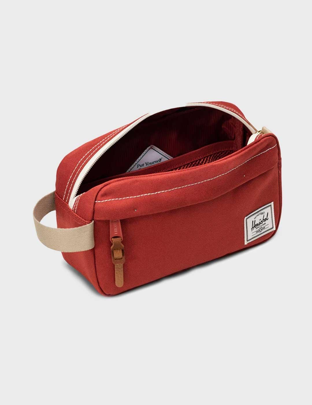 Herschel Chapter Small neceser rojo para hombre y mujer