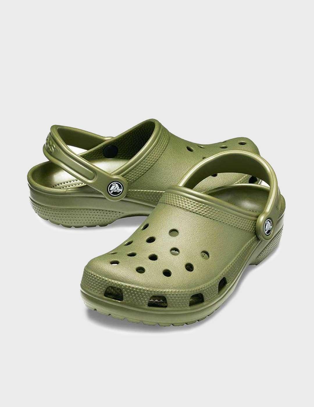 Crocs Classic U zueco verde para hombre y mujer
