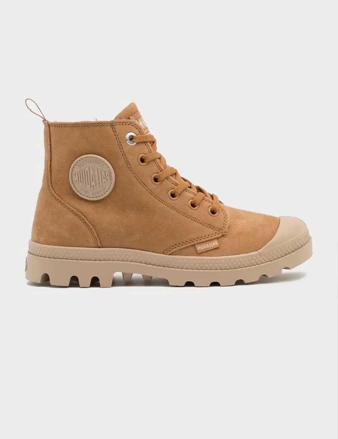 Palladium Pampa Hi Zip Wl bota camel para mujer