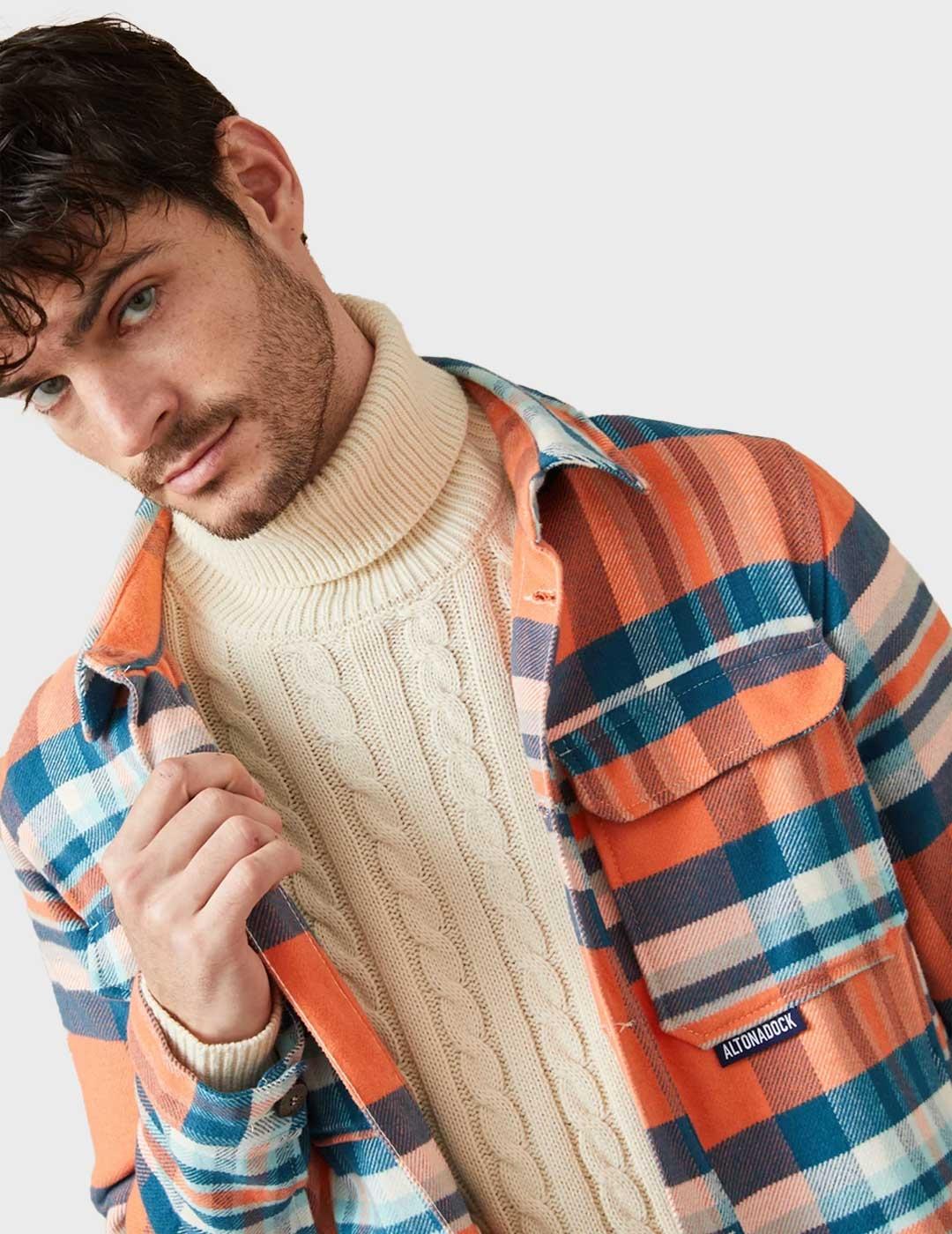 Altonadock sobrecamisa multicolor para hombre