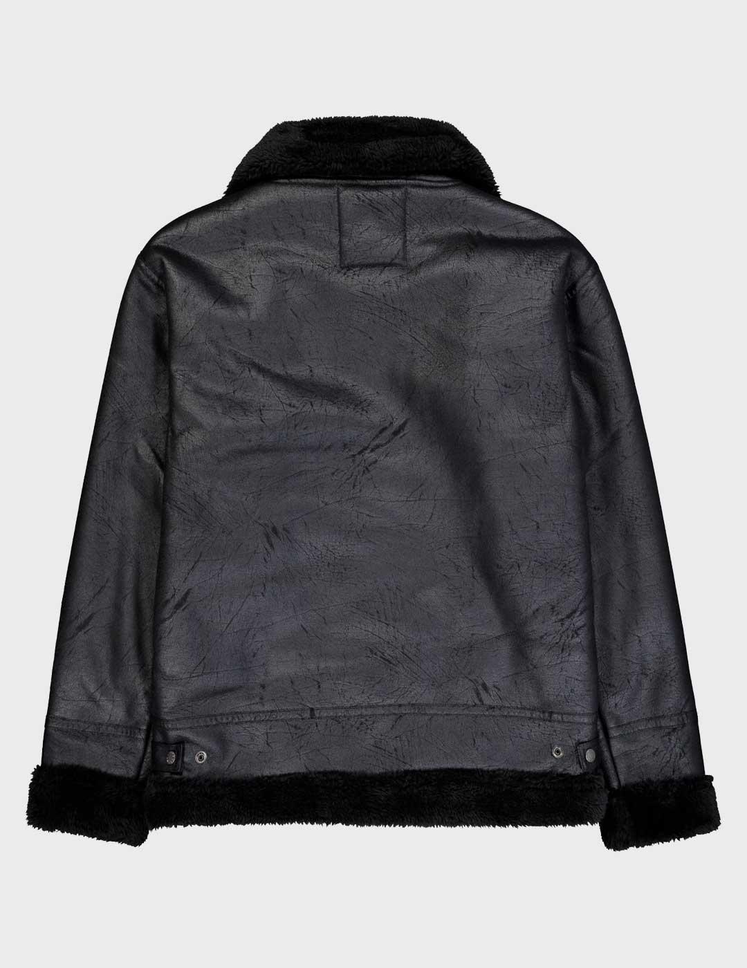 Alpha B3 FL chaqueta negra para hombre
