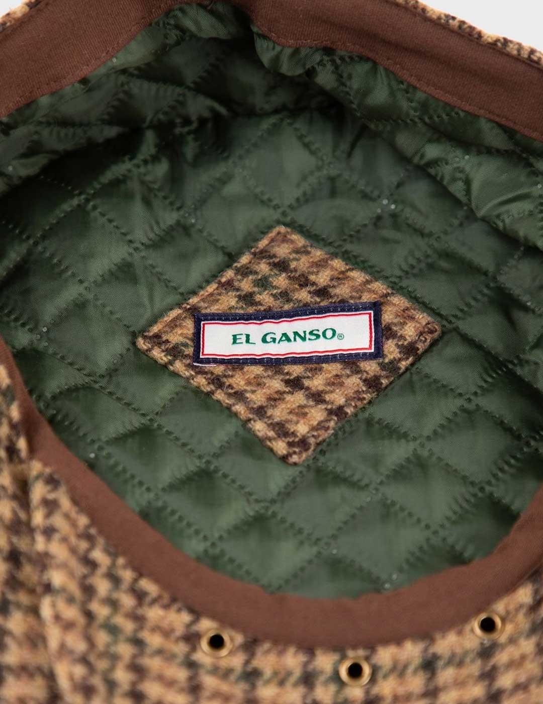 El Ganso gorra marrón para hombre