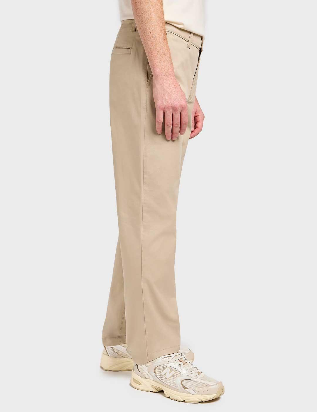 Lee Regular pantalón chino beige para hombre