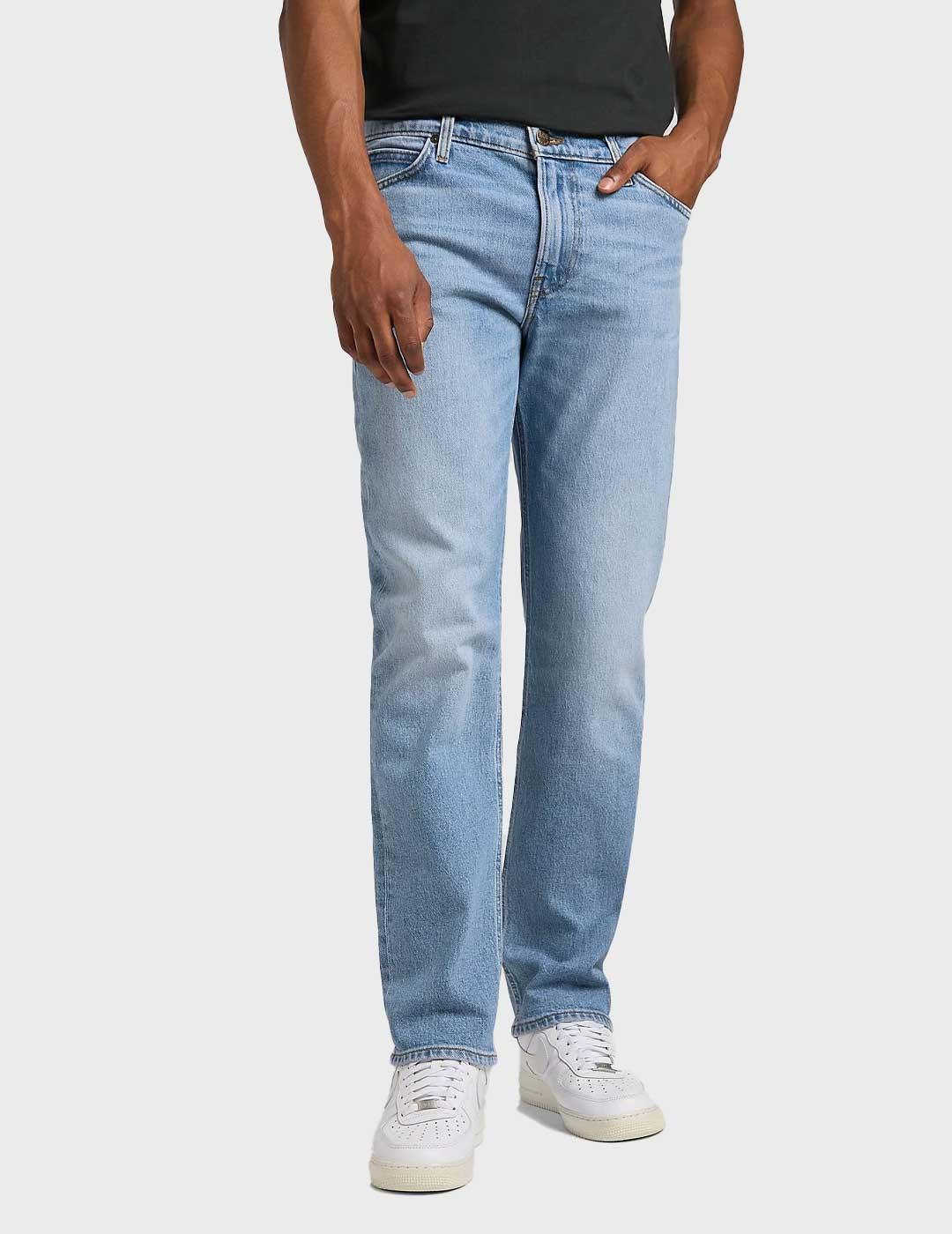 Lee West pantalón azul para hombre