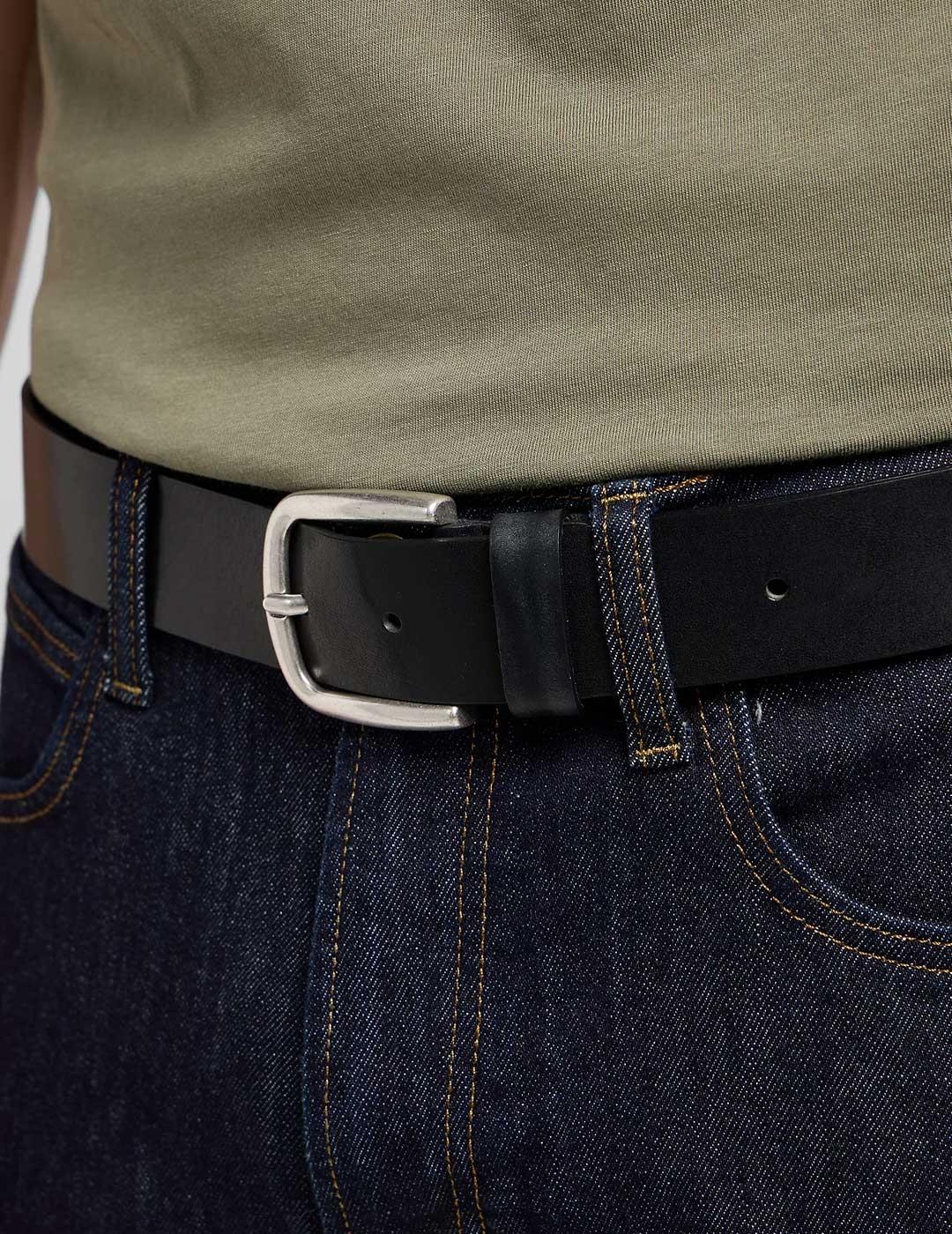 Lee Belt cinturón negro para hombre