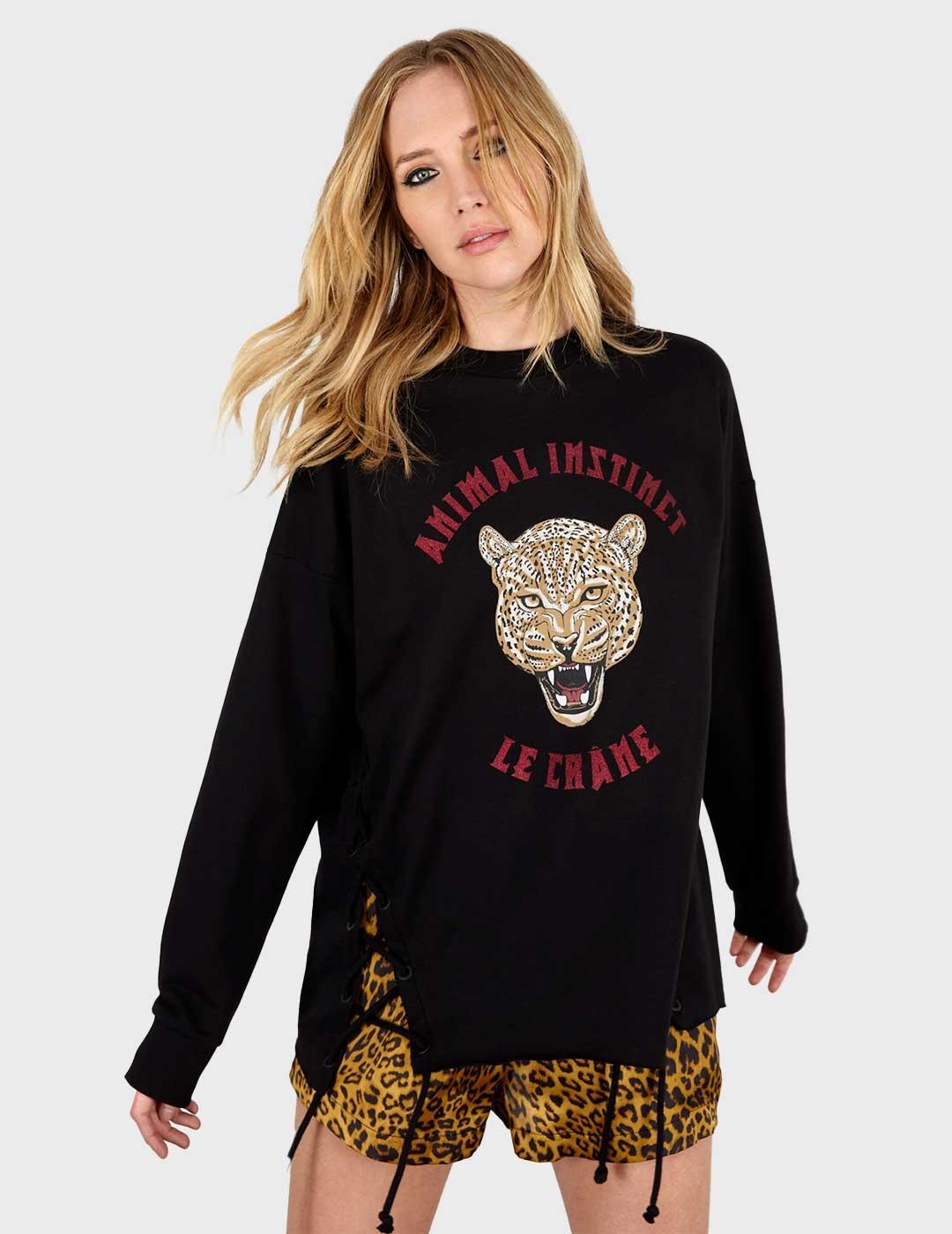 Lecrane Jackie Animal Instrinct sudadera para mujer