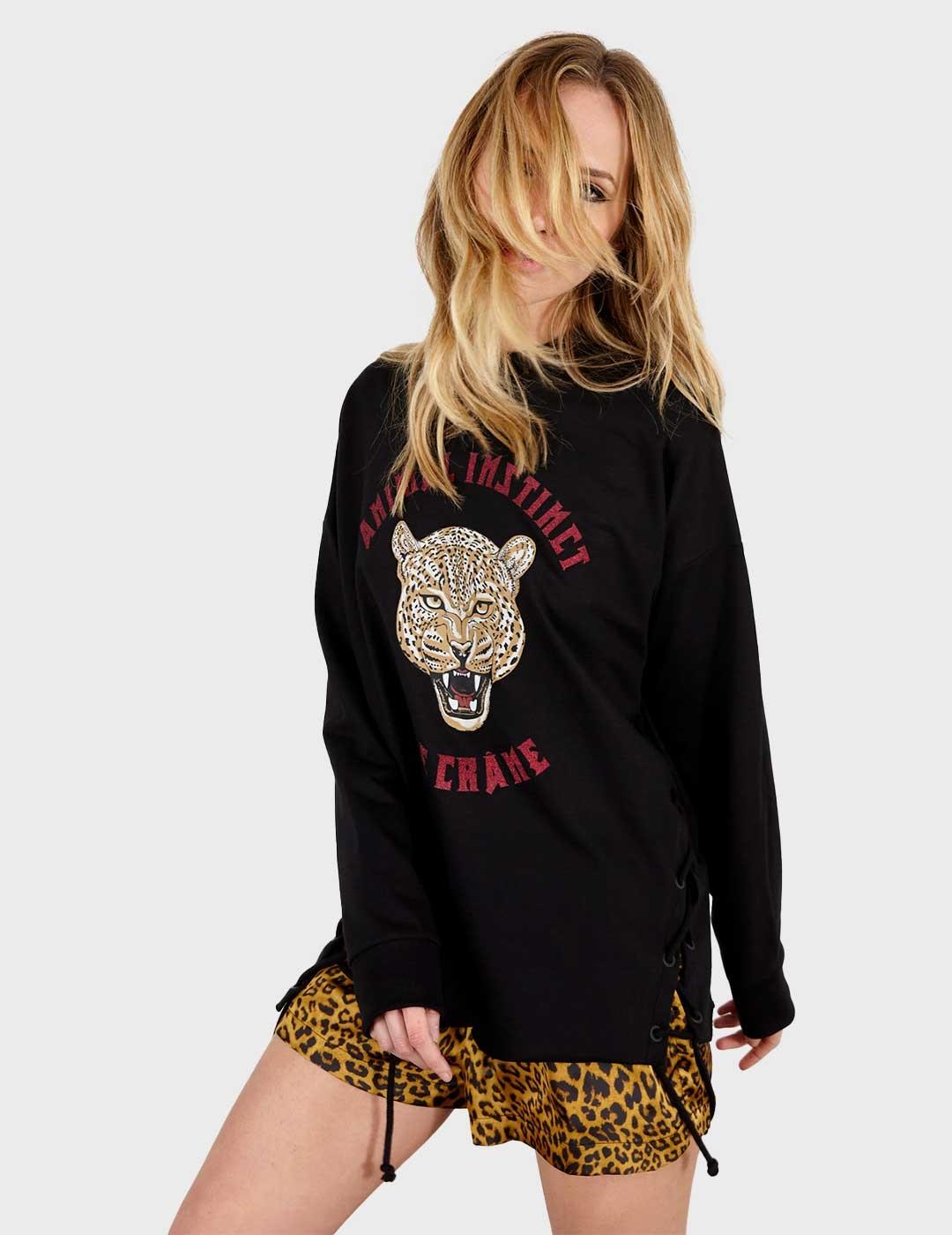 Lecrane Jackie Animal Instrinct sudadera para mujer
