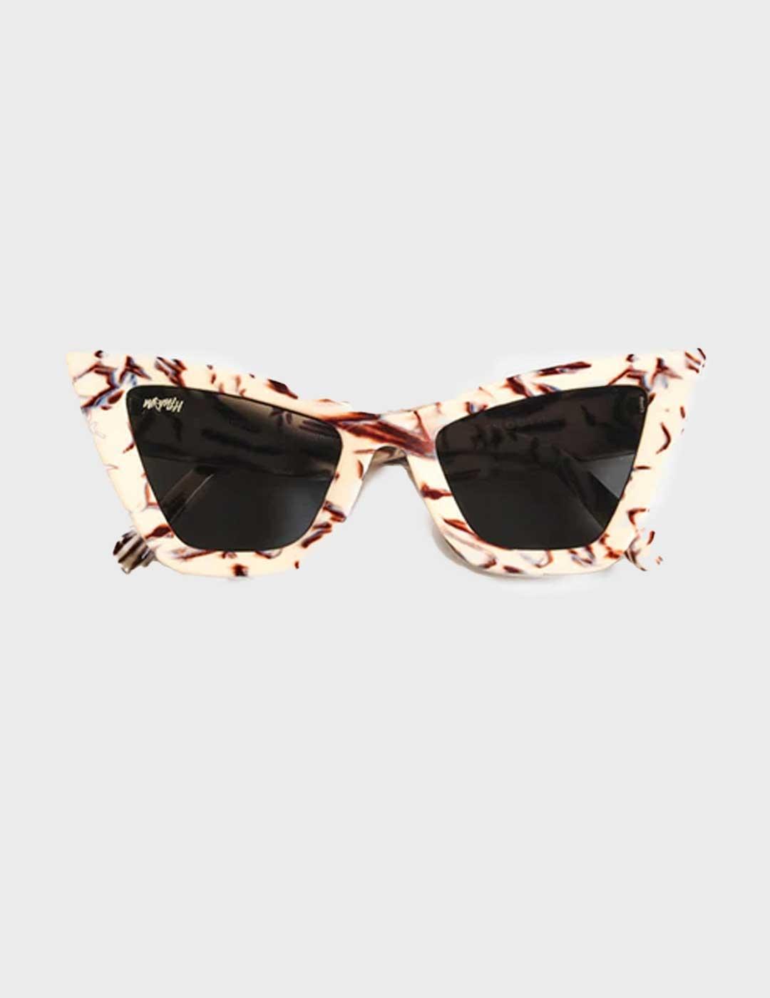 Warmouth Katty Kat gafas beige para mujer