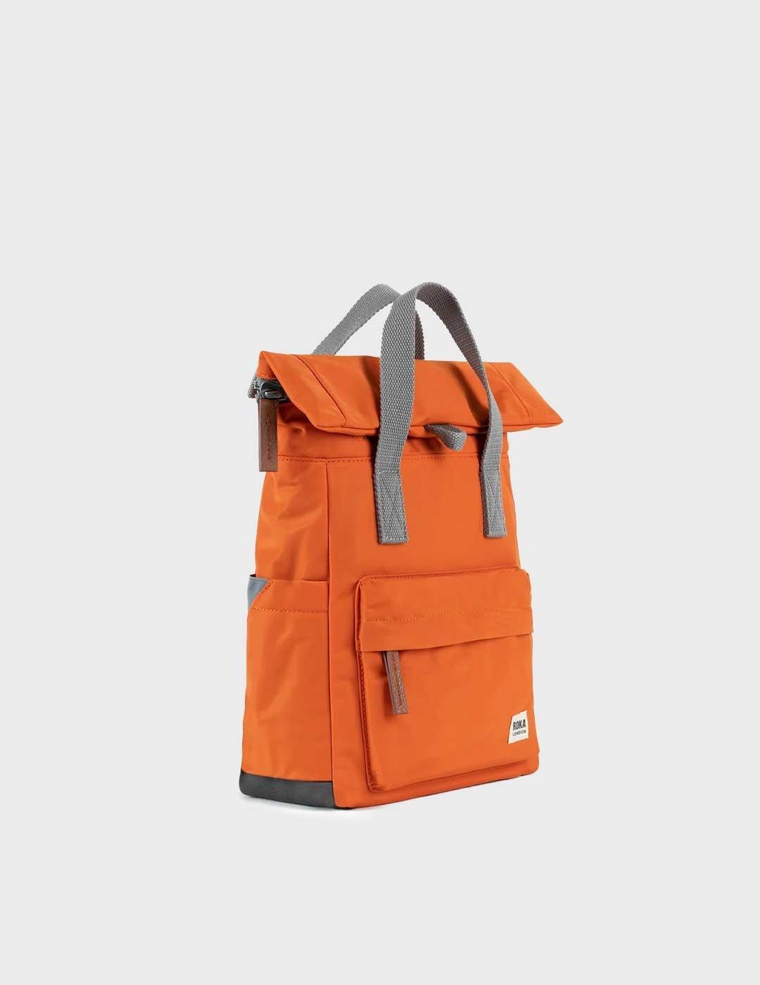 Roka Canfield mochila naranja pequeña para hombre y mujer