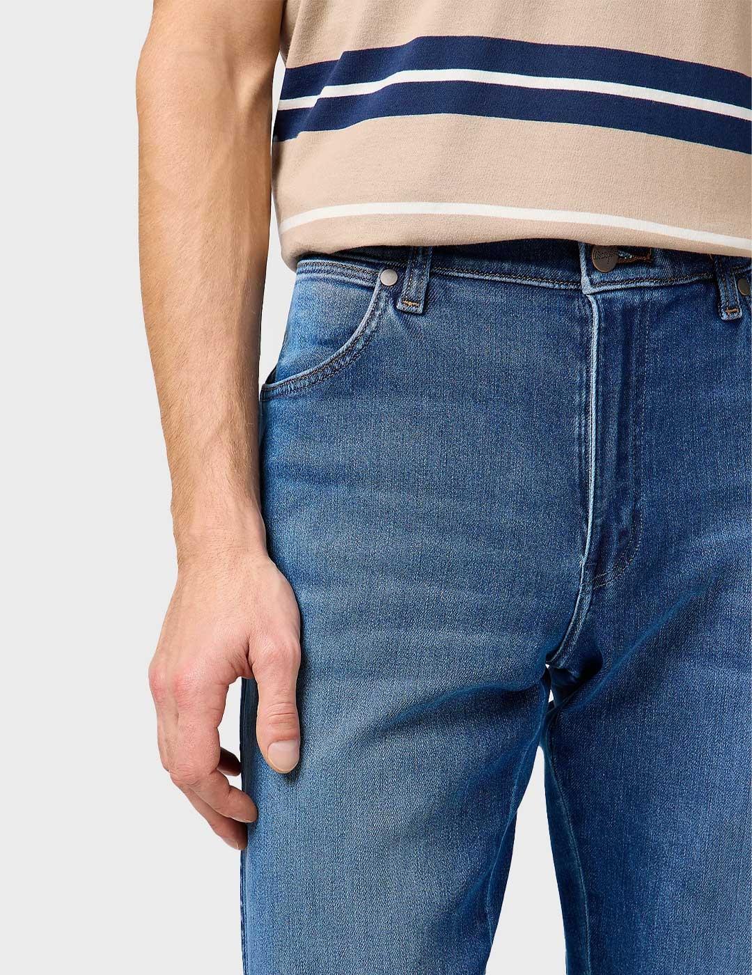 Wrangler River pantalón azul para hombre