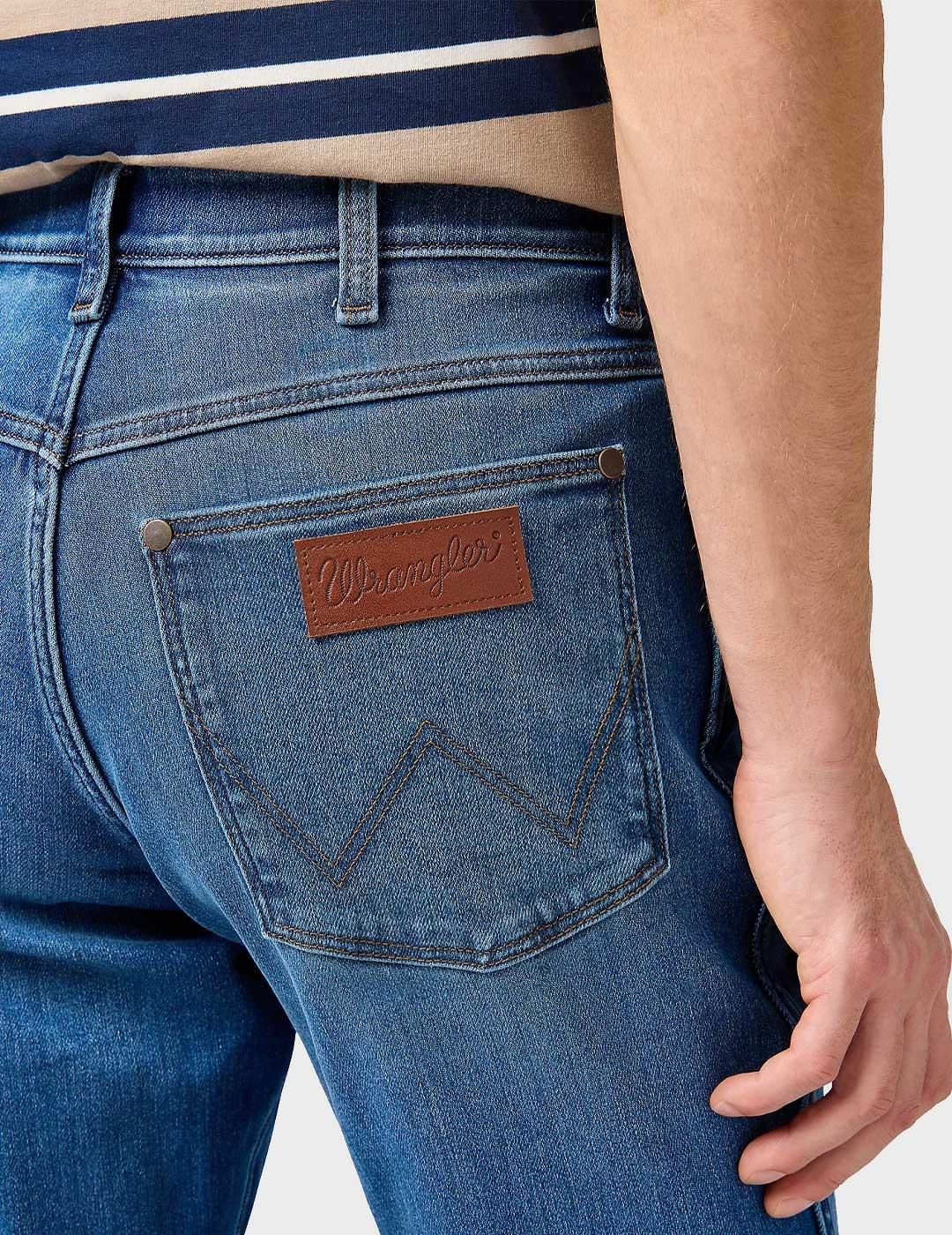 Wrangler River pantalón azul para hombre