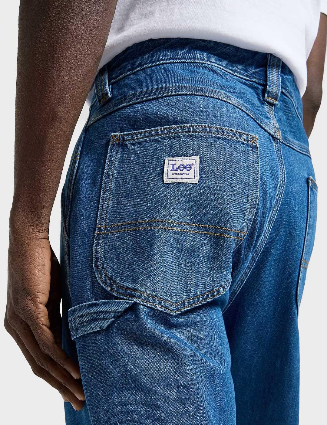 Lee Carpenter Relaxed pantalón azul para hombre