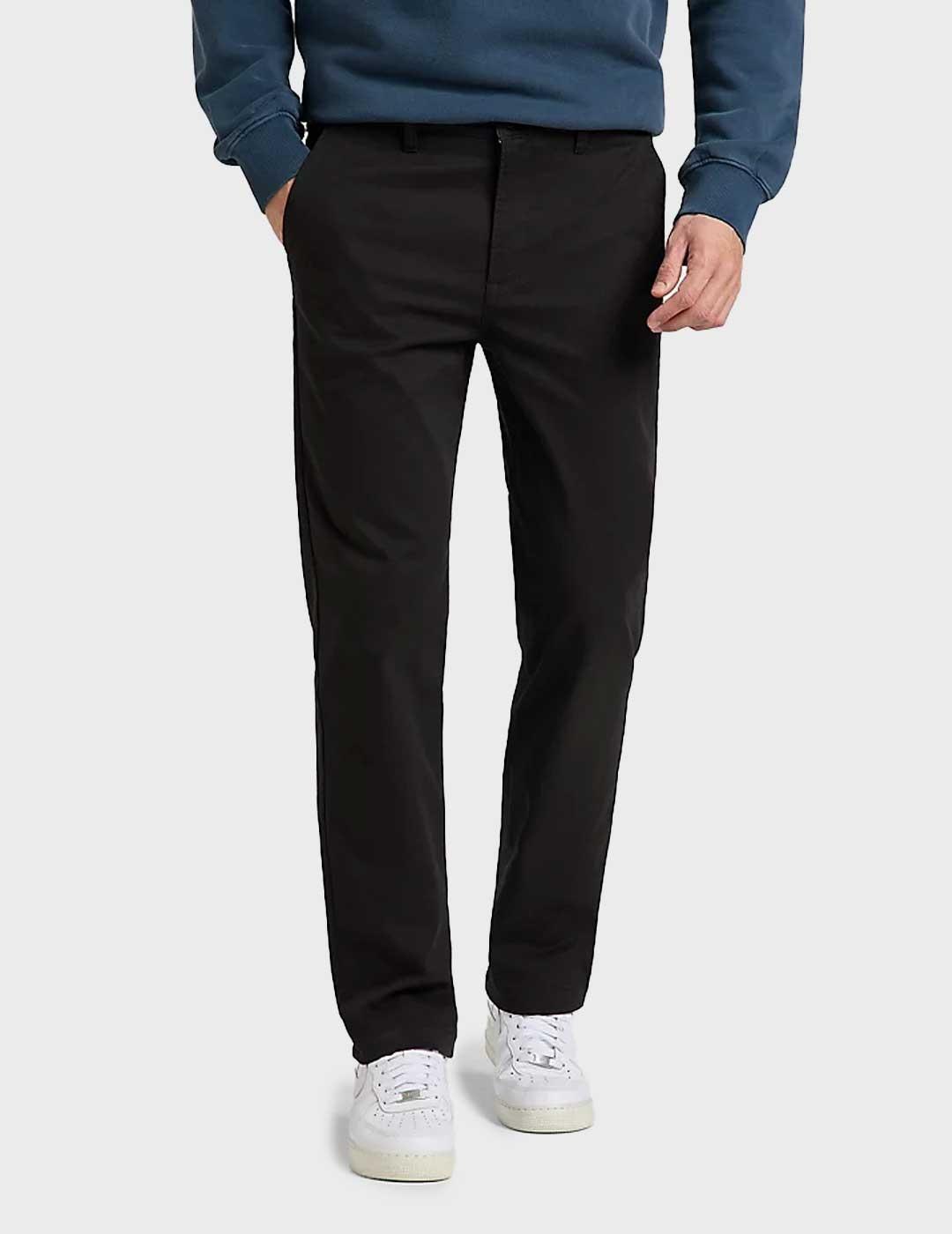 Lee Regular pantalón chino negro para hombre