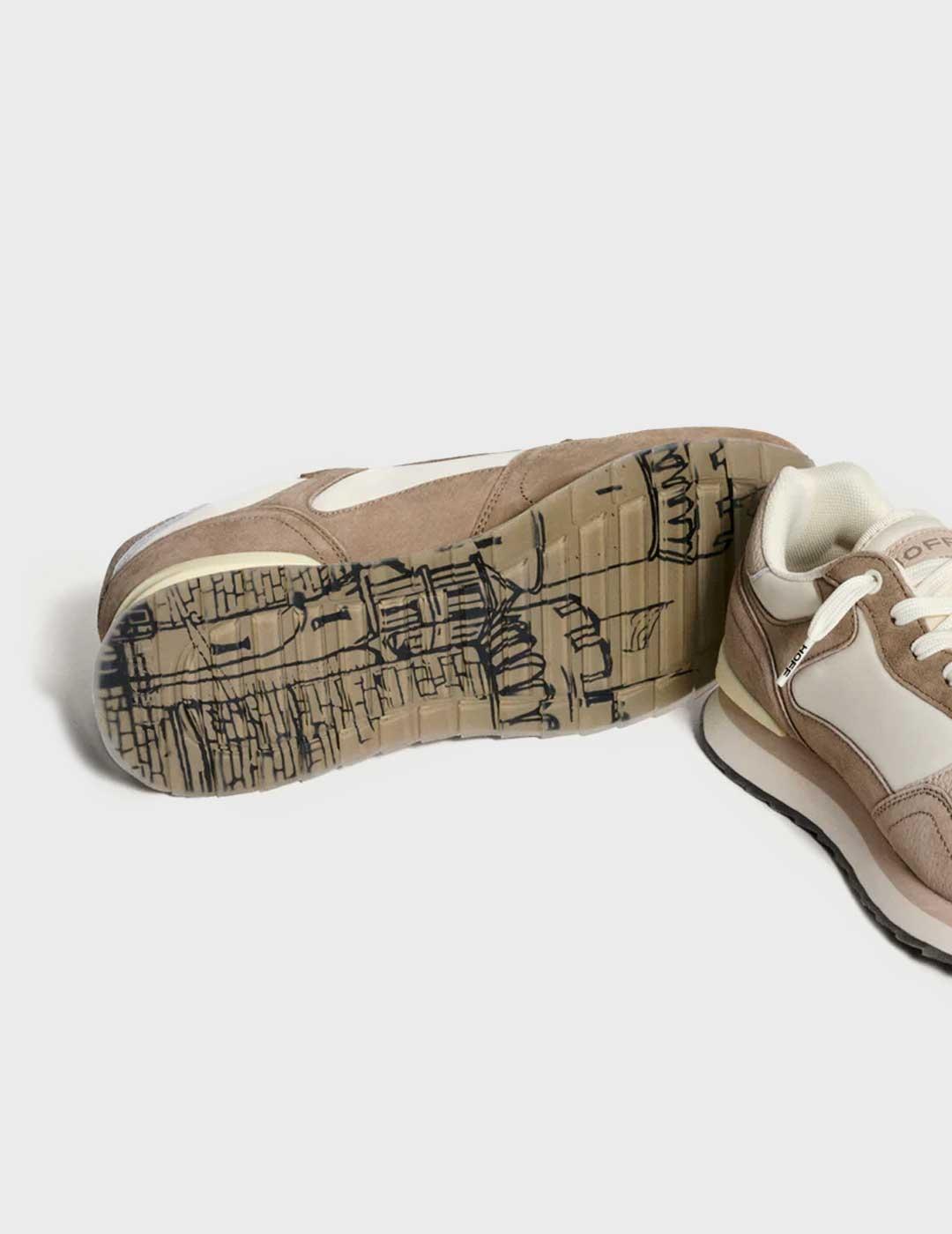 Hoff Brand Thessalonik zapatilla marrón para hombre