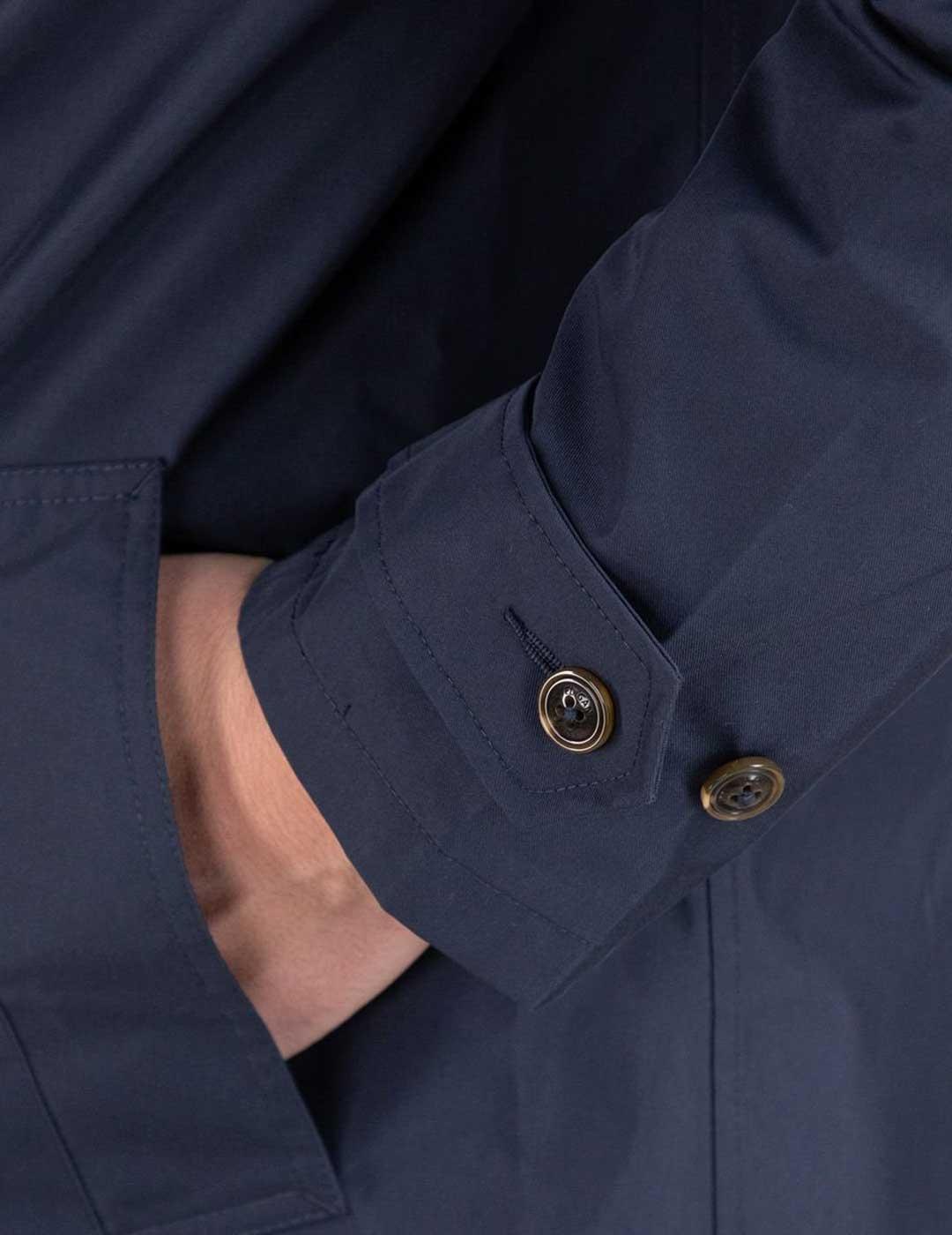 El Ganso gabardina azul marino para hombre