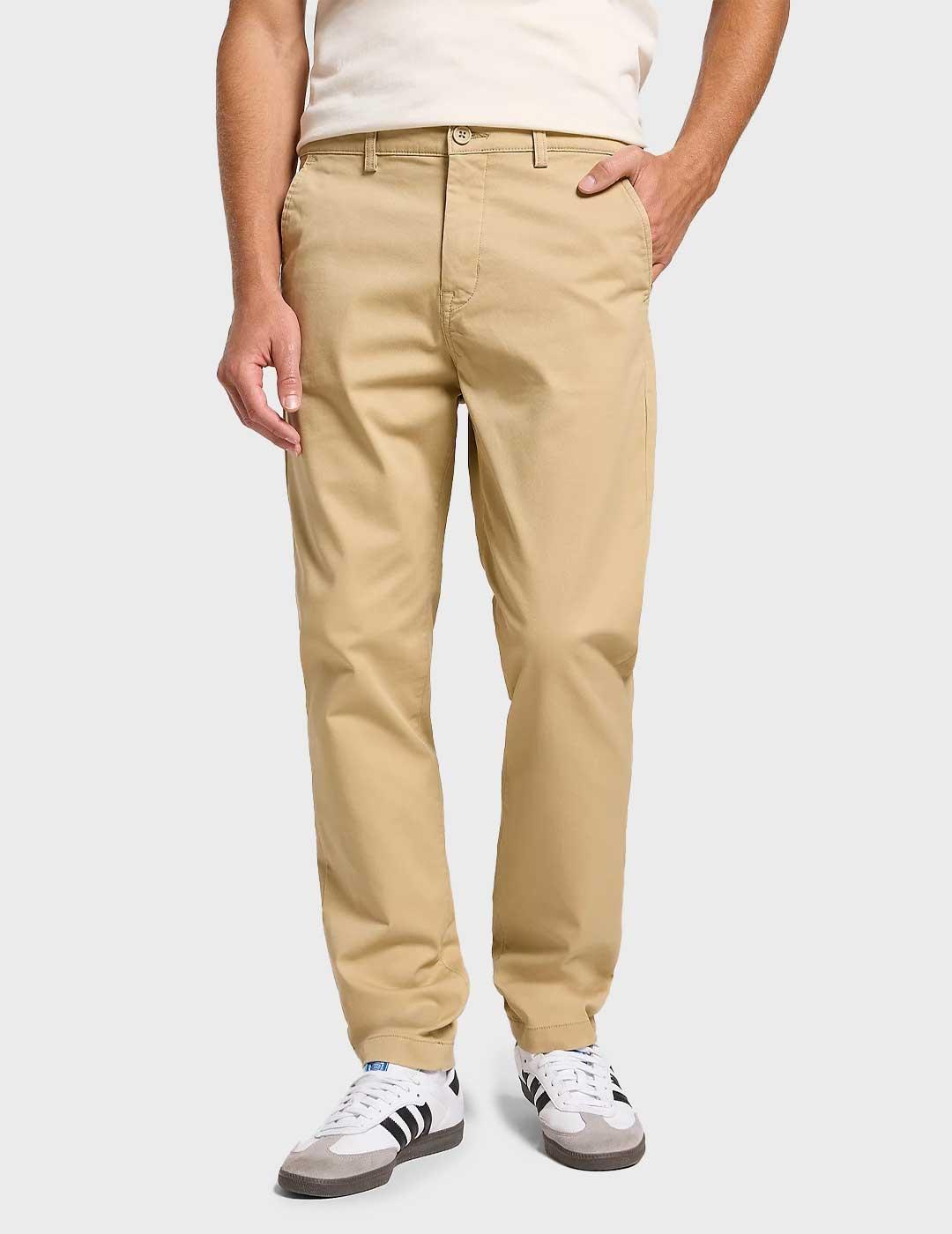 Lee Slim pantalón chino beige para hombre