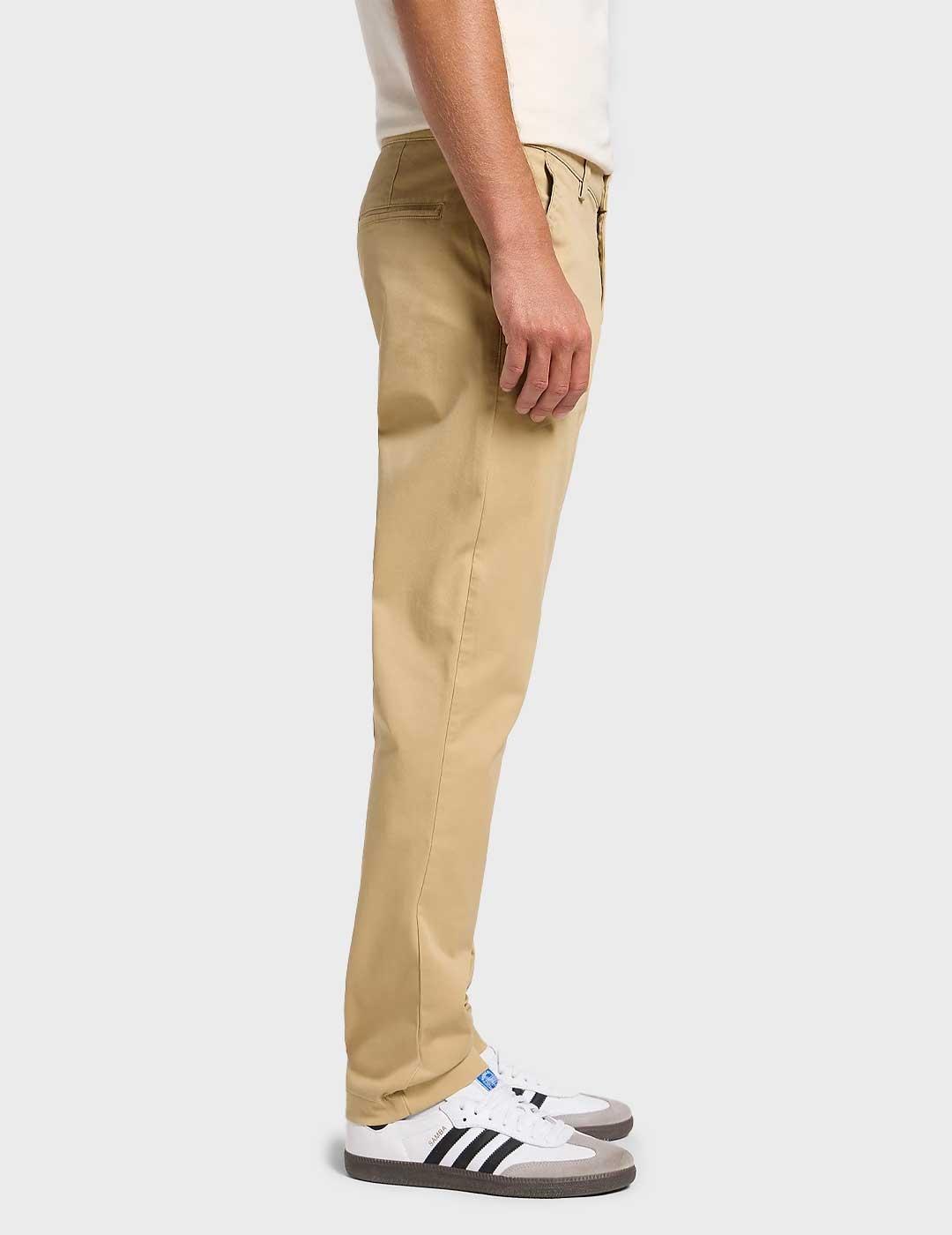 Lee Slim pantalón chino beige para hombre
