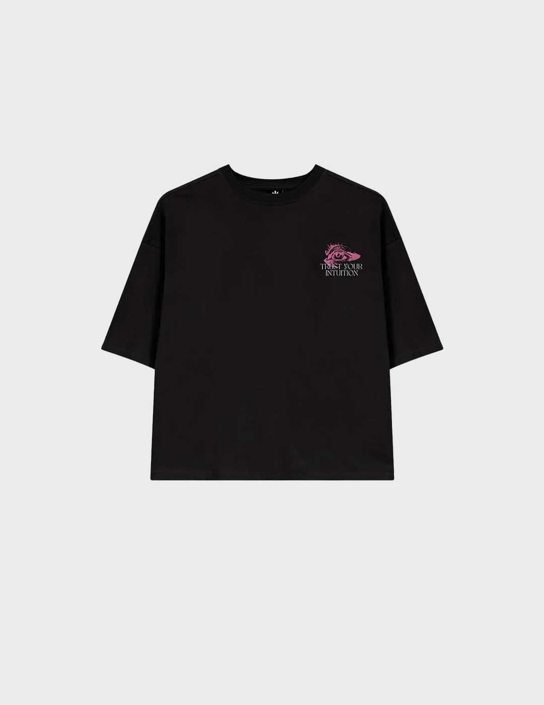 Kaotico Eye Trust Your Intuition camiseta negra para mujer