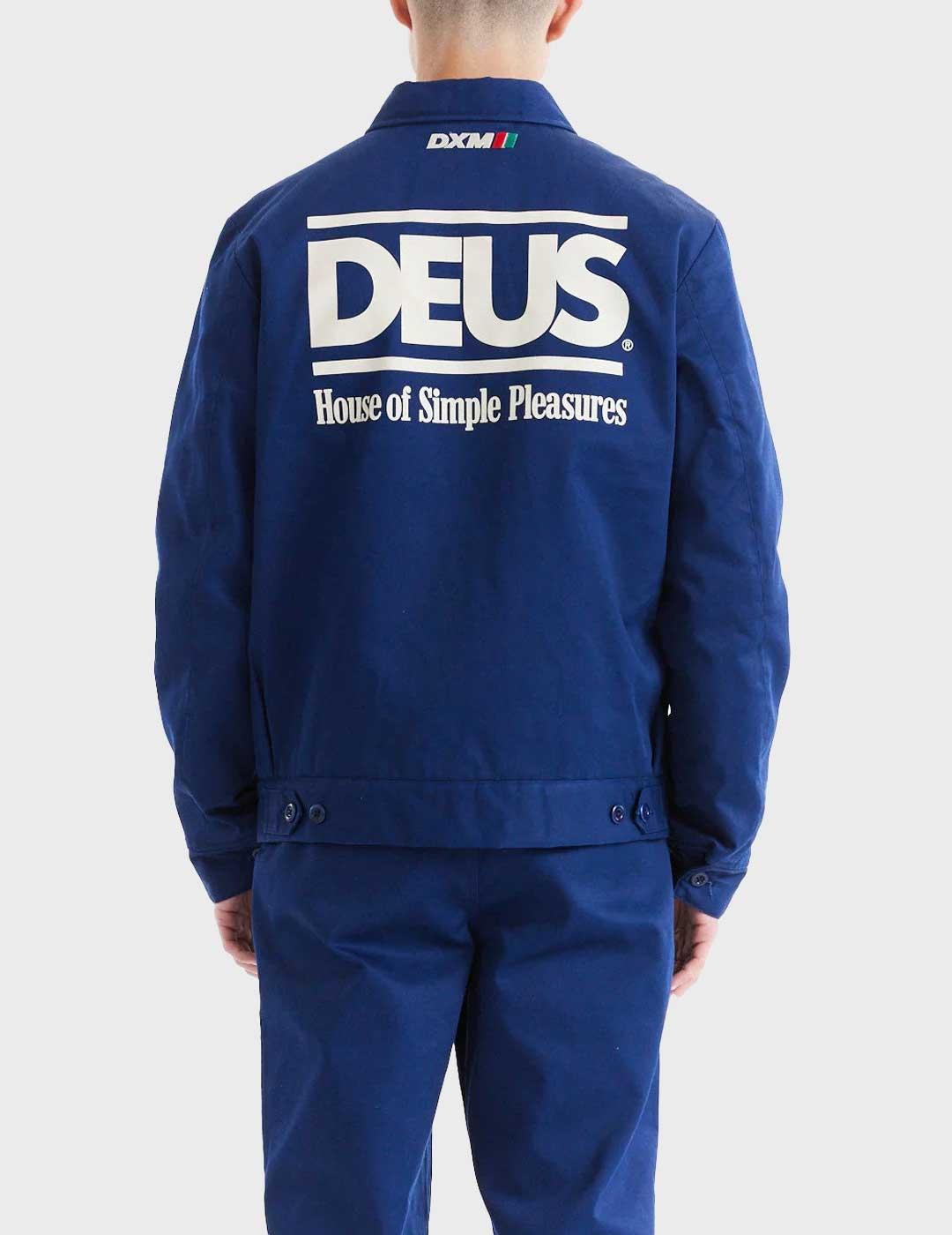 Deus Marnus Team chaqueta azul para hombre