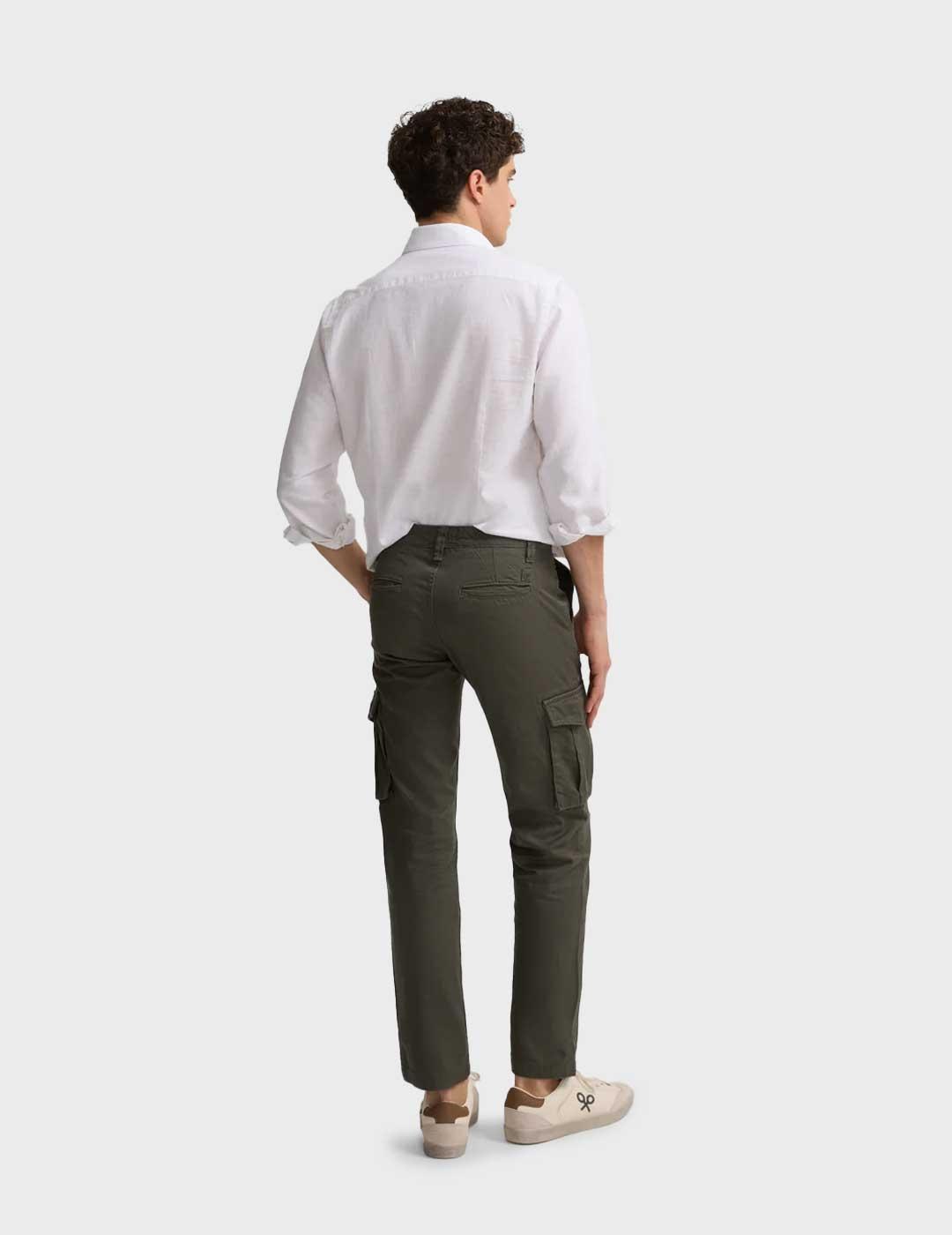 Silbon Sport pantalón verde cargo para hombre