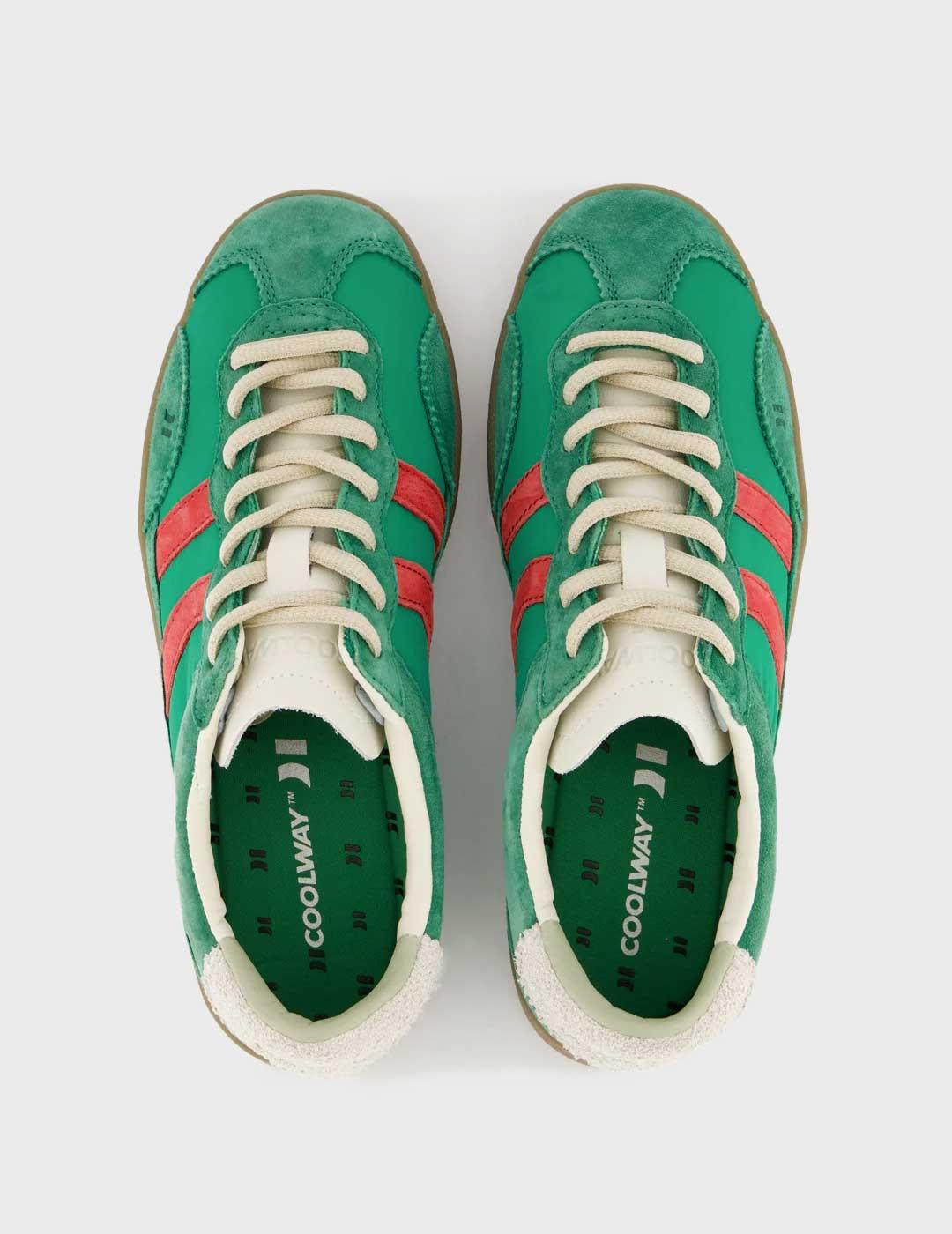 Coolway Kizuna zapatilla verde para hombre y mujer