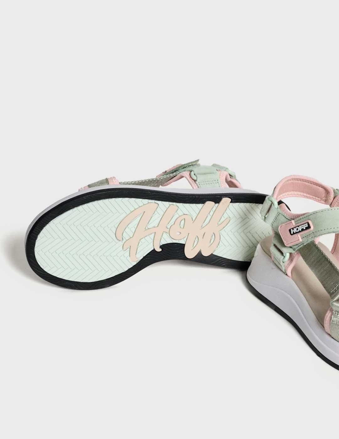 Hoff Brand Barrow sandalia verde para mujer