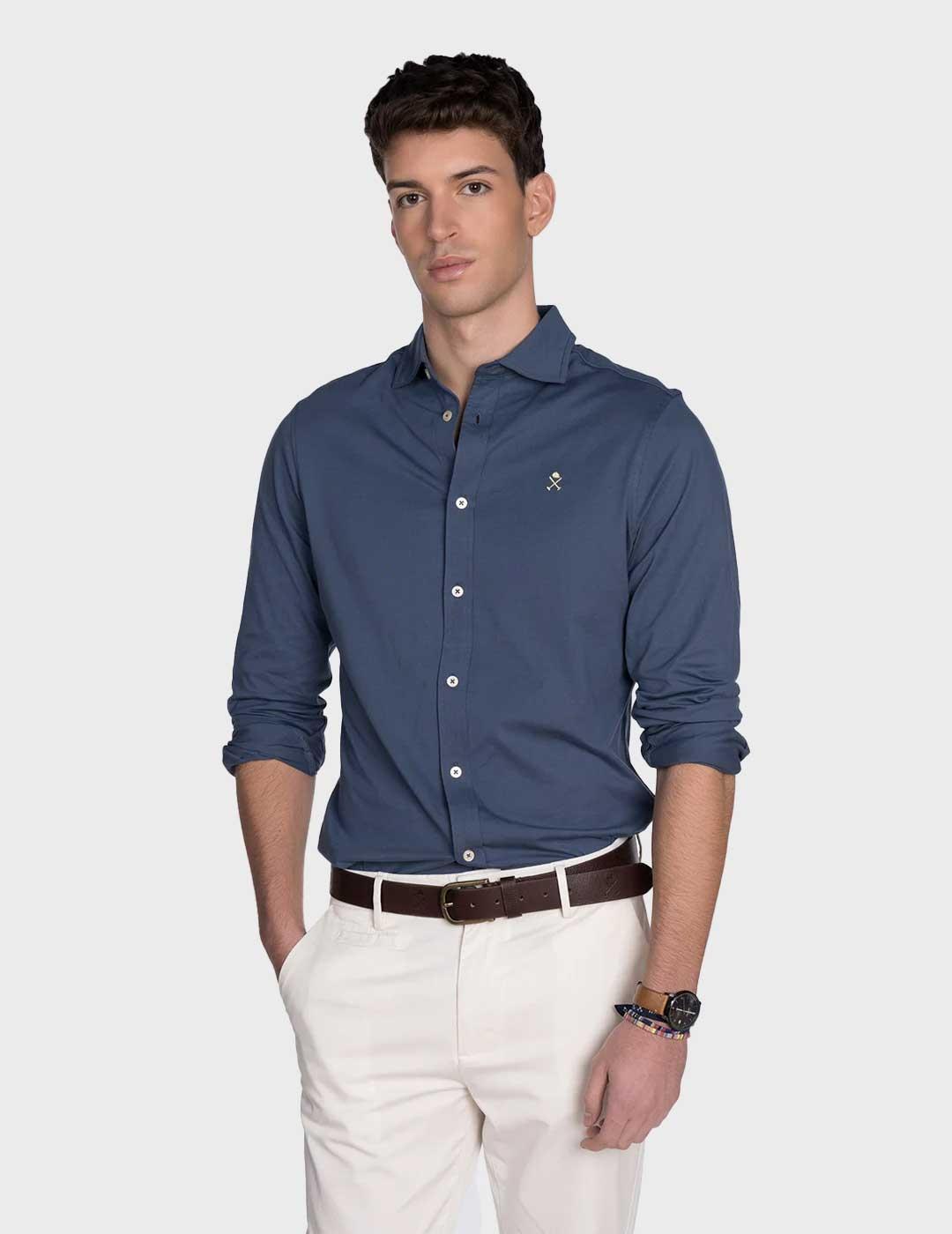 Harper & Neyer Minot camisa azul para hombre
