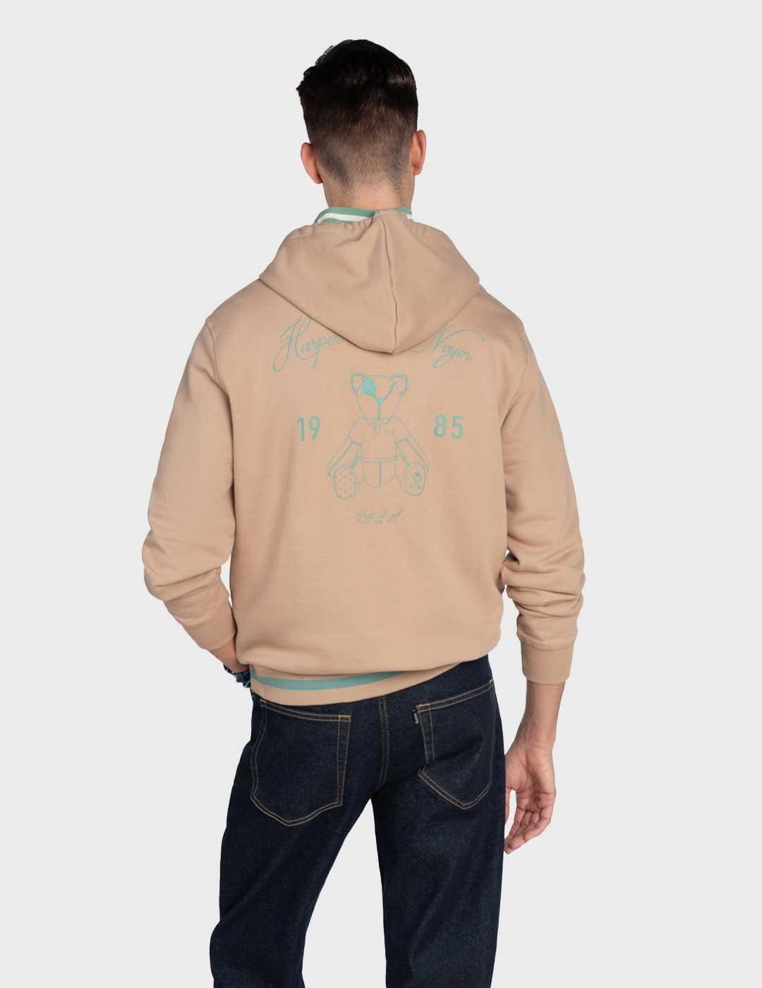 Harper & Neyer Arthur sudadera camel para hombre