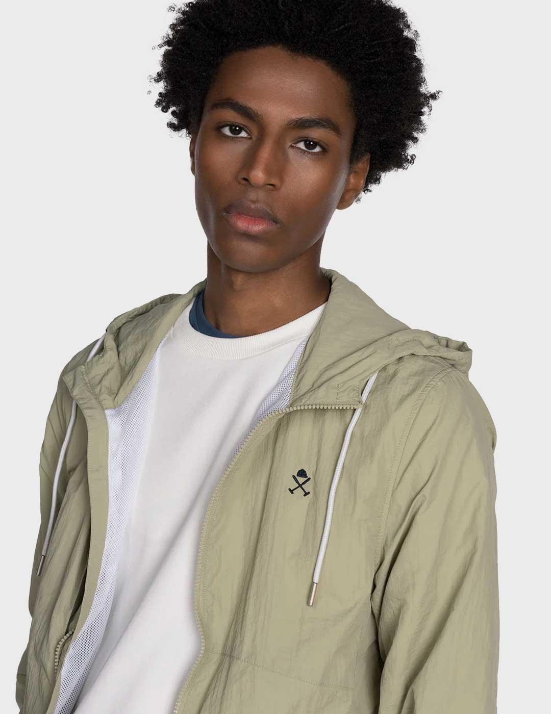 Harper & Neyer Military chubasquero verde para hombre