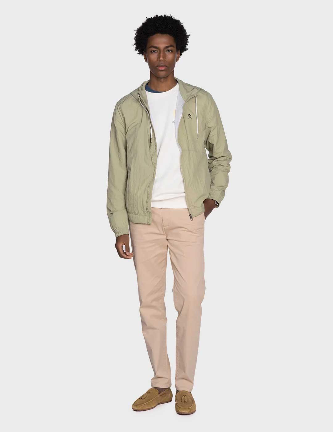 Harper & Neyer Military chubasquero verde para hombre