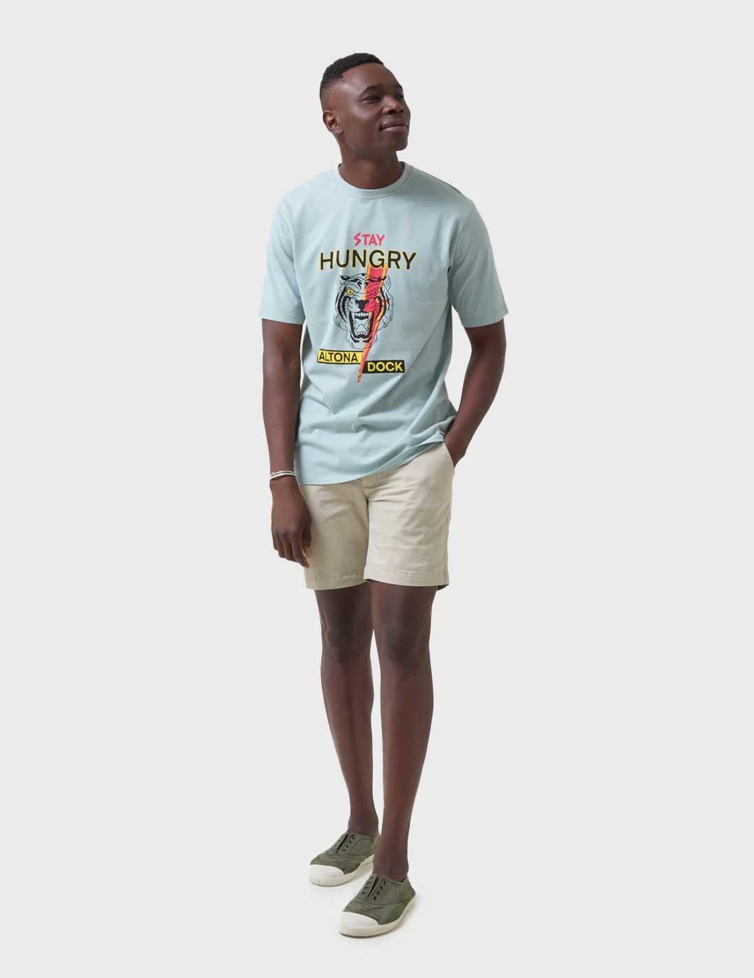 Altonadock camiseta gris para hombre